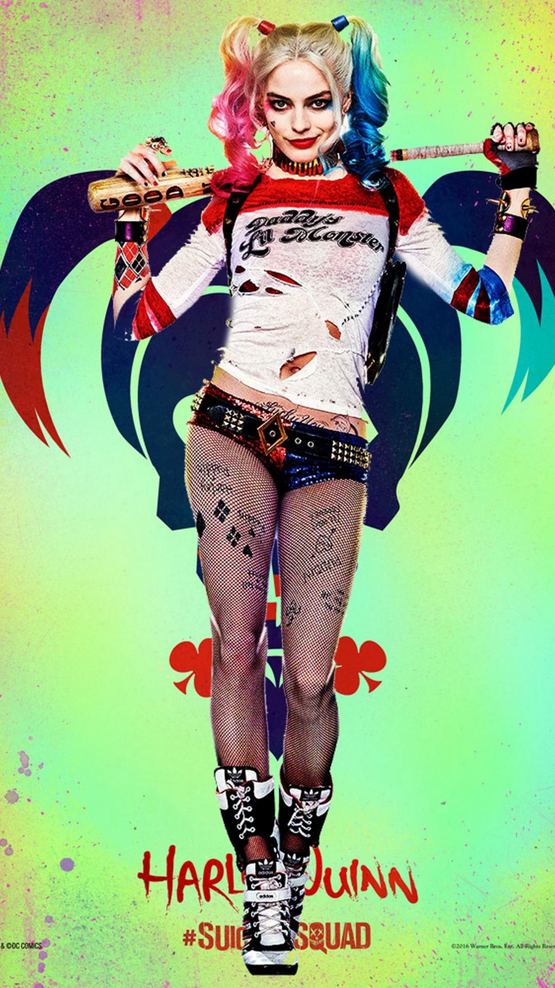 Harley Quinn Suicide Squad, 1080x1920 Full HD Verticale, iPhone