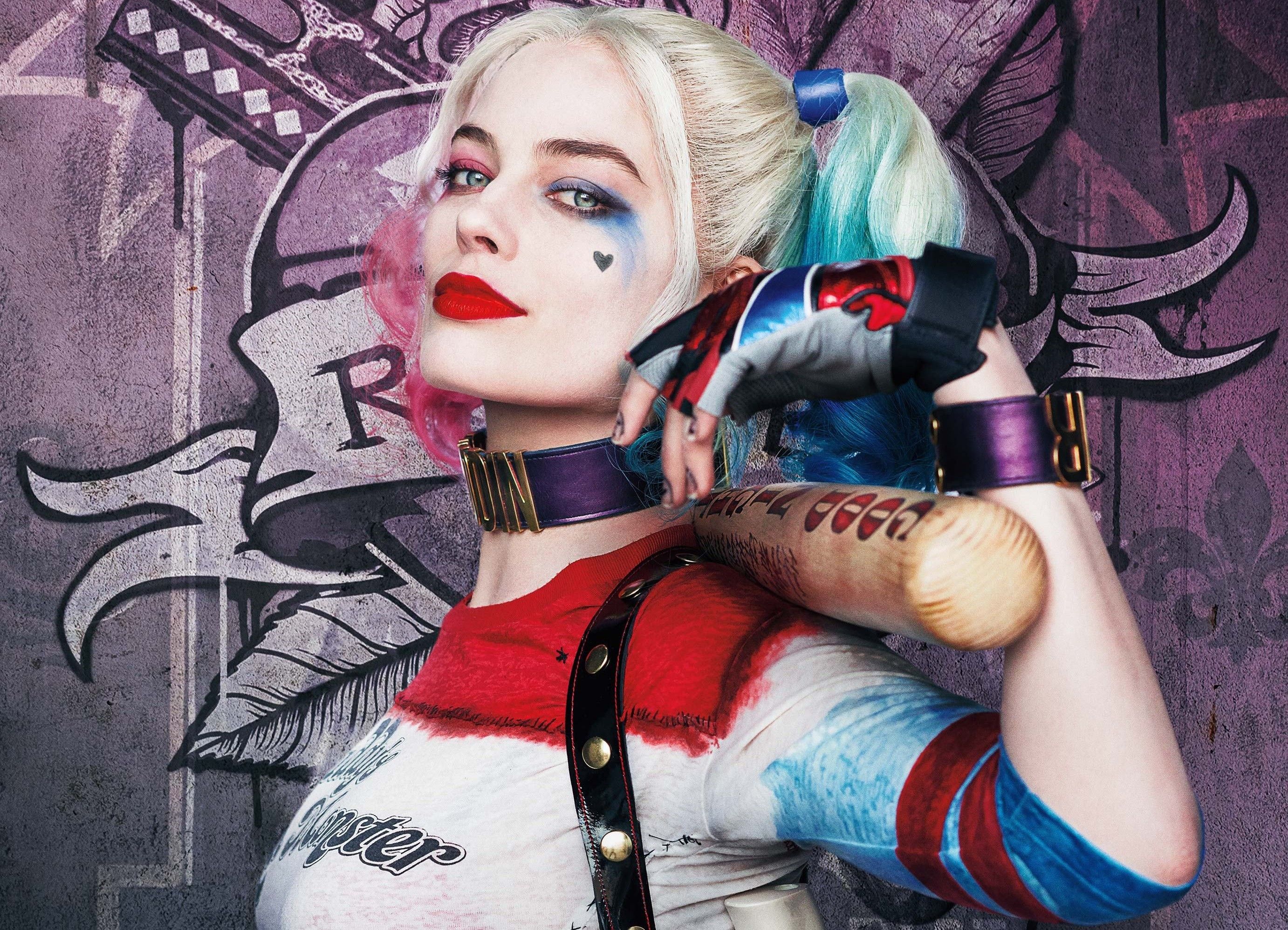 Harley Quinn con mazza da baseball, 2764x1996 WQXGA, Desktop