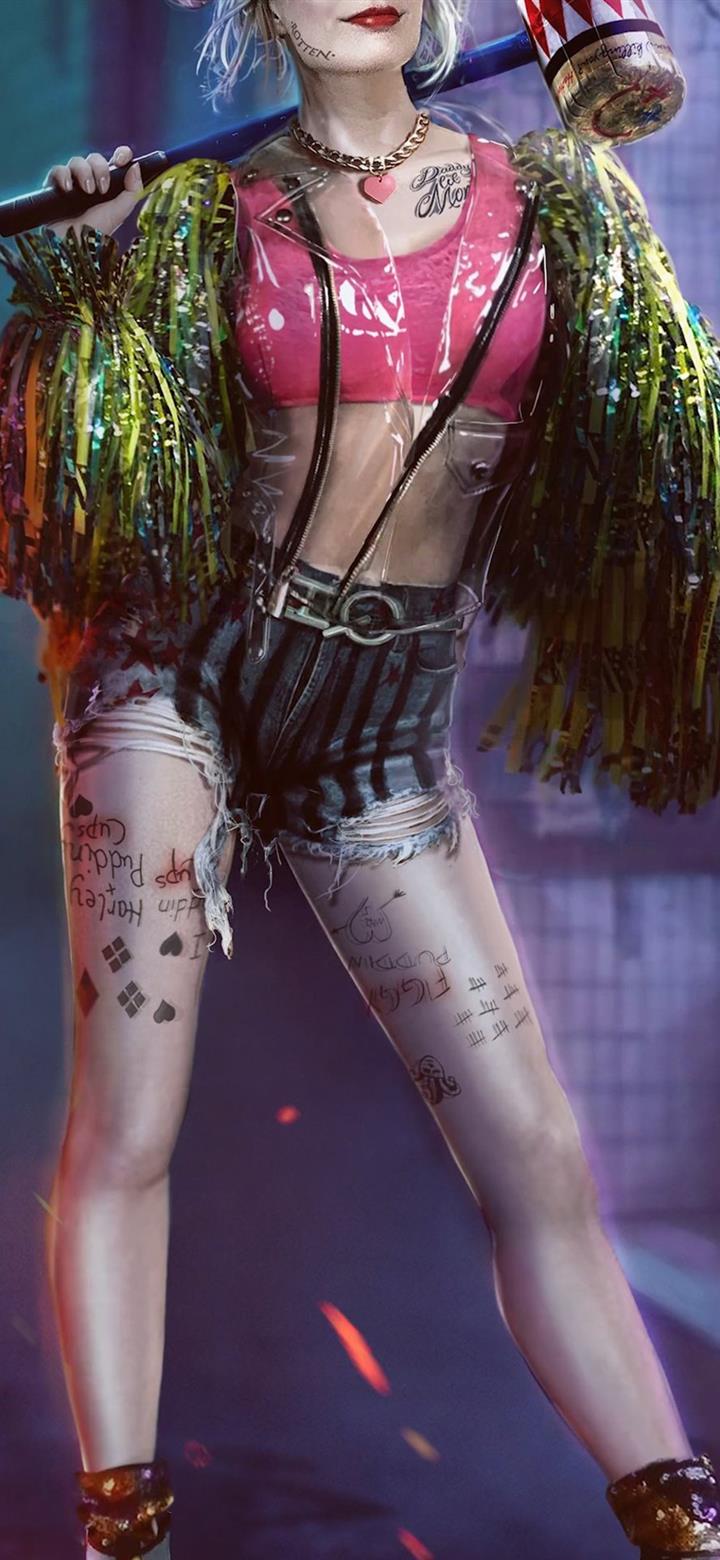 Harley Quinn Birds of Prey, 720x1560 Full HD Verticale, iPhone