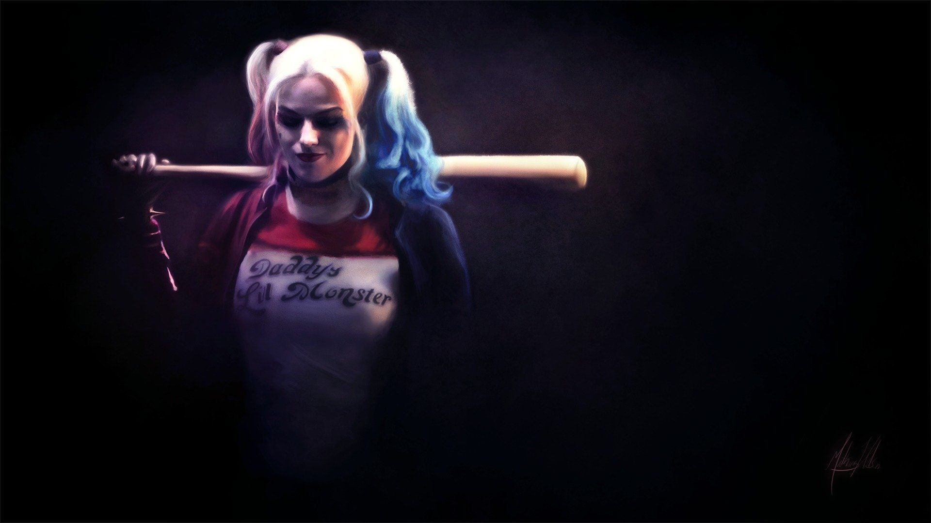 Simbolo Harley Quinn rosso nero, 1080x1920 Full HD Verticale, iPhone