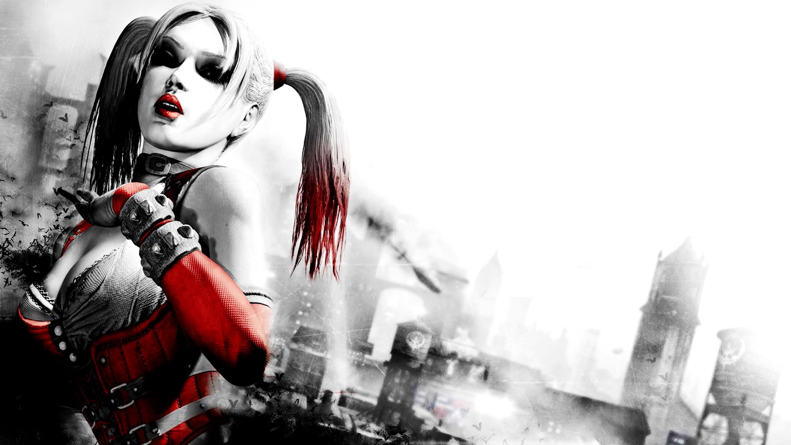 Harley Quinn simbolo rossi neri, 1440x900 720p, MacBook Air