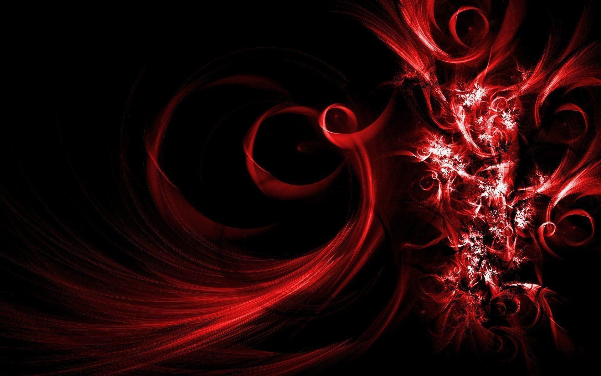 Spirali astratte rosse e nere, 1920x1200 Full HD+, Desktop