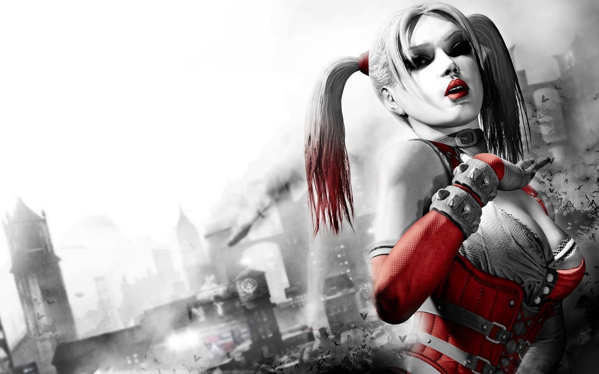 Harley Quinn città distrutta, 1920x1200 Full HD+, Desktop