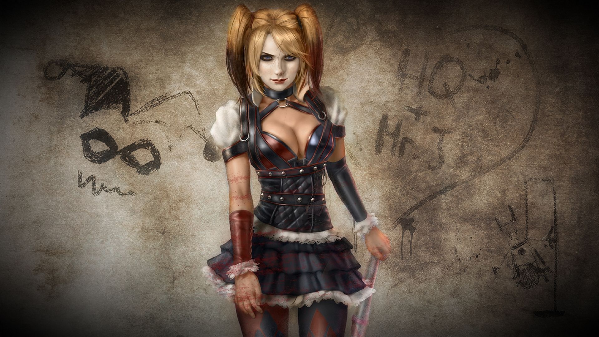 Harley Quinn Arkham Knight, 1920x1080 Full HD, Laptop