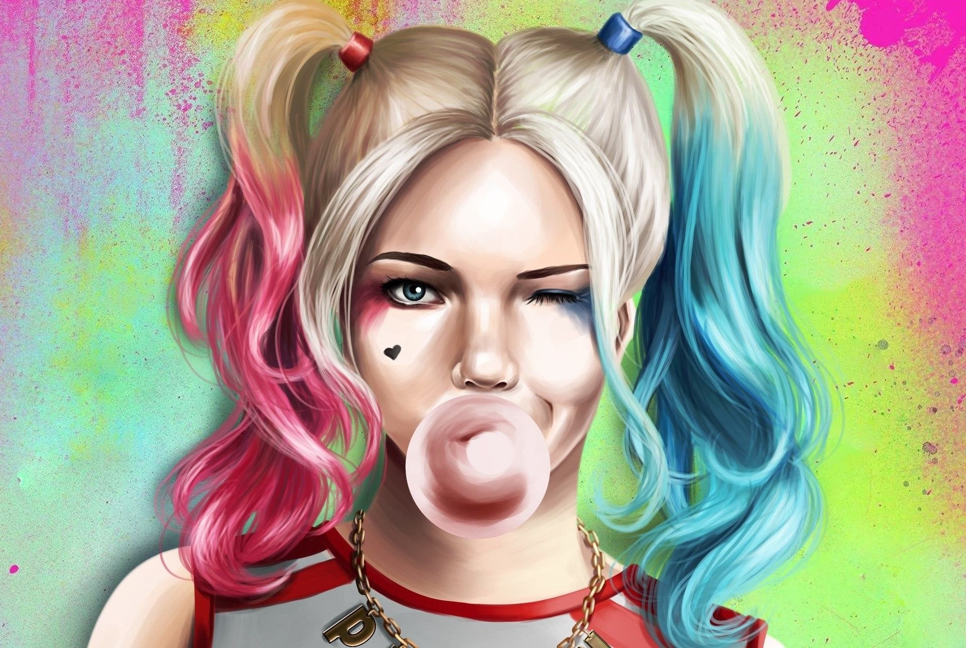 Harley Quinn con gomma da masticare, 1920x1288 Full HD+ WUXGA, PC