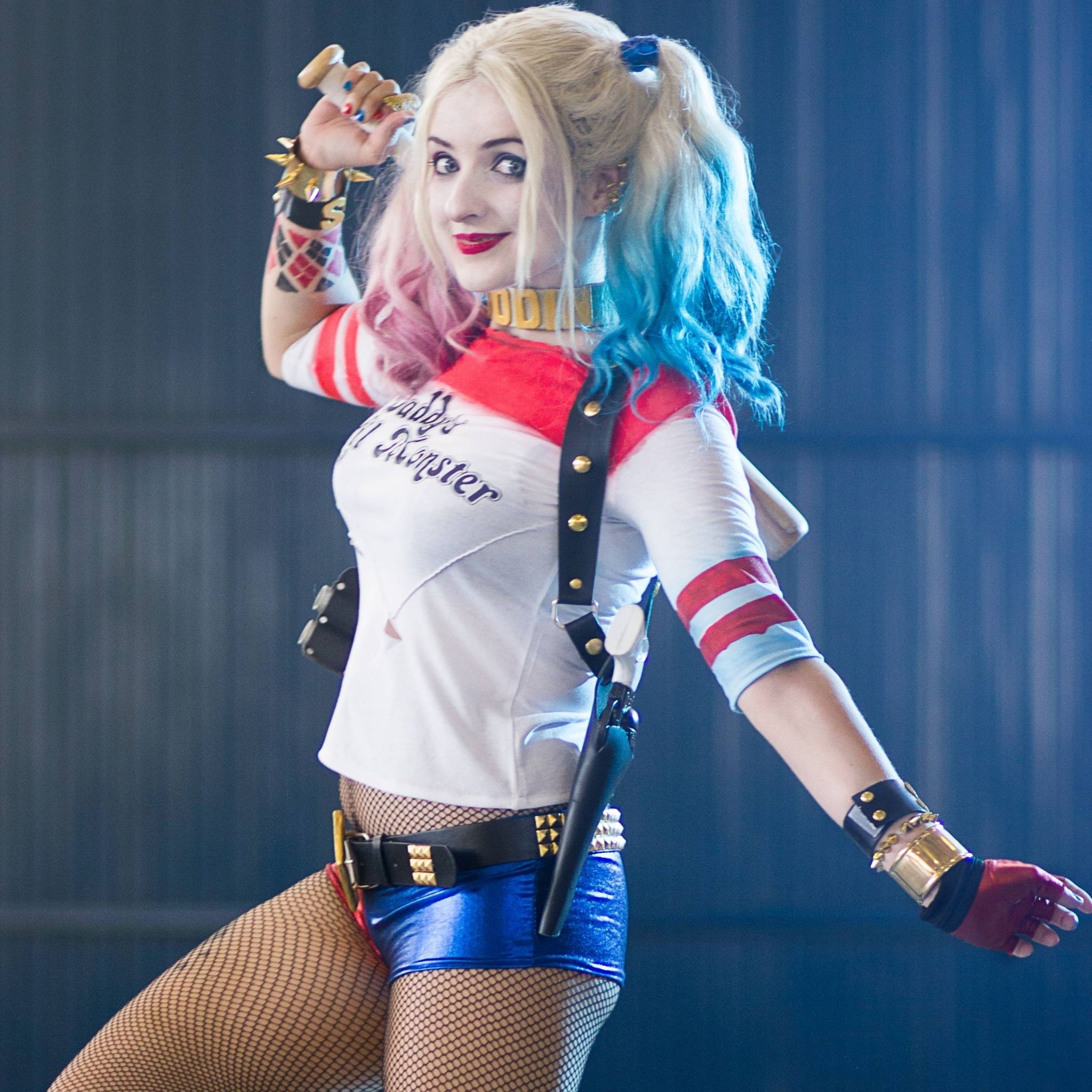 Harley Quinn Suicide Squad cosplay, 2048x2048 2K, PC