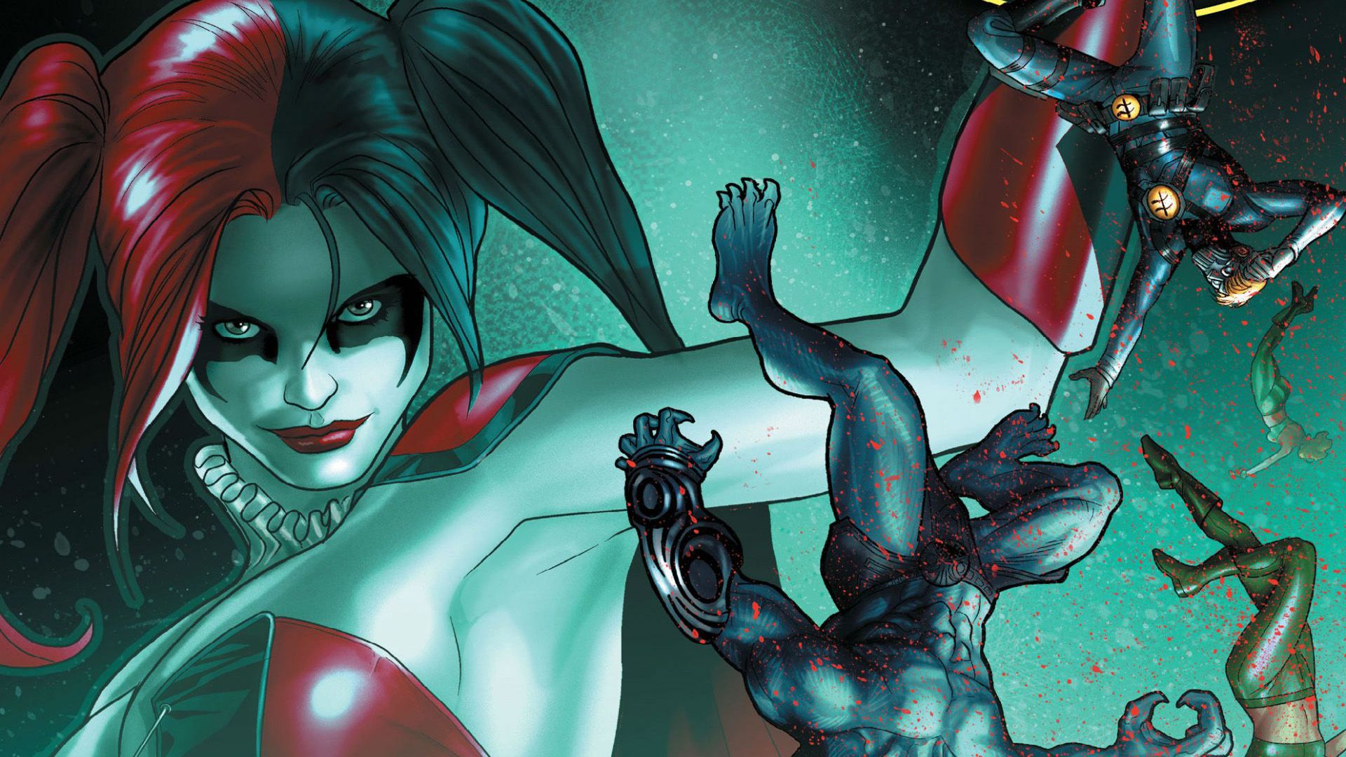 Harley Quinn fumetto acrobatica, 1920x1080 1080p, PC