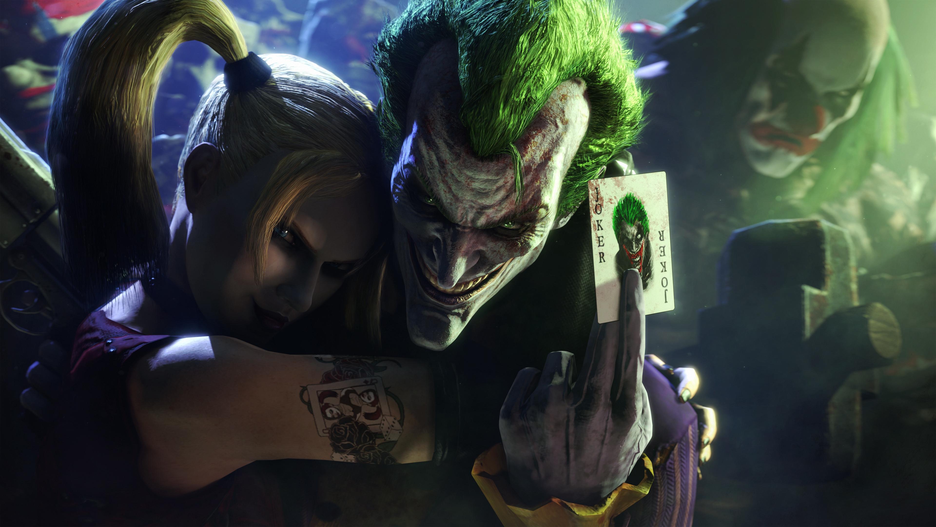 Joker e Harley Quinn, nemesi di Batman, 3840x2160 4K, Desktop 4K