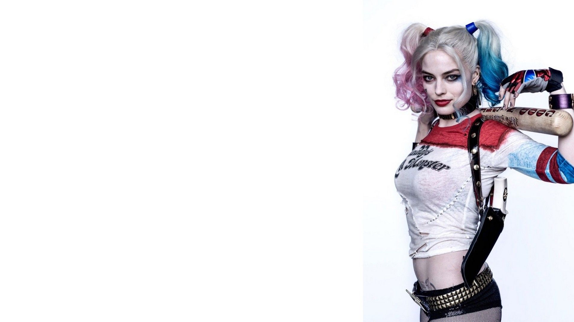 Harley Quinn con mazza da baseball, 1920x1080 1080p, PC