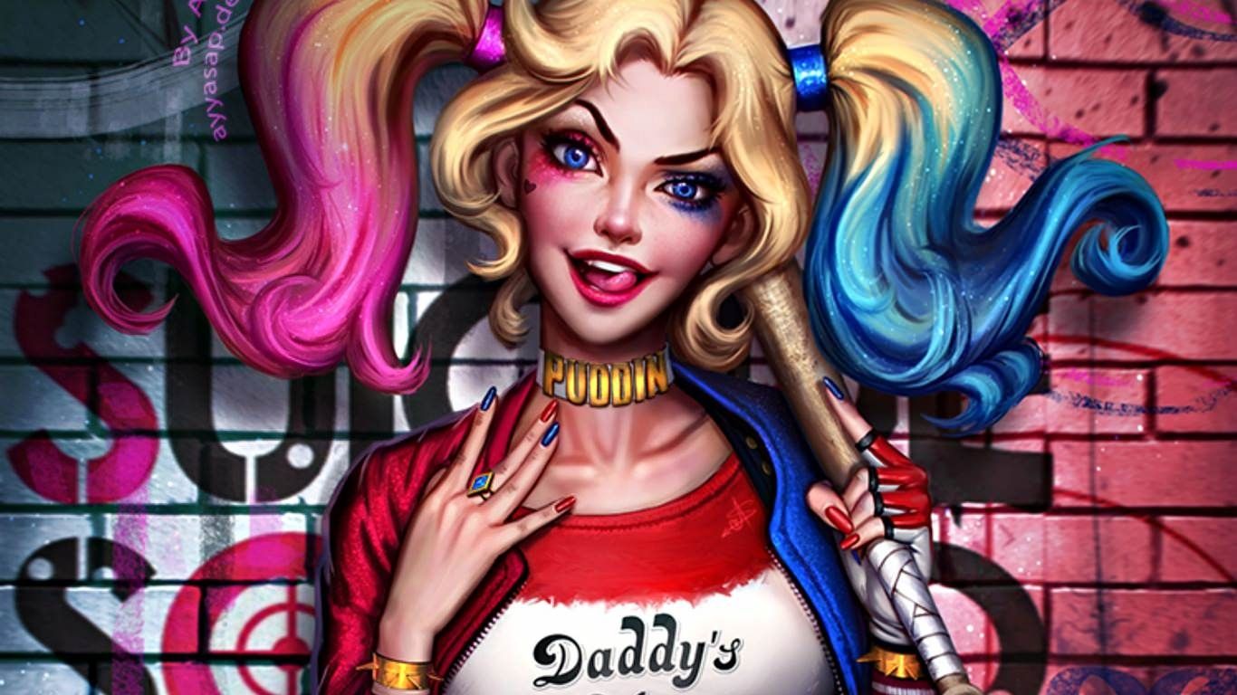 Harley Quinn Suicide Squad, 1366x768 720p, PC