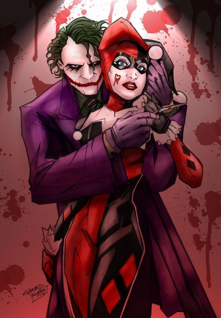 Joker e Harley Quinn, nemesi di Batman, 746x1071 Verticale, Mobile