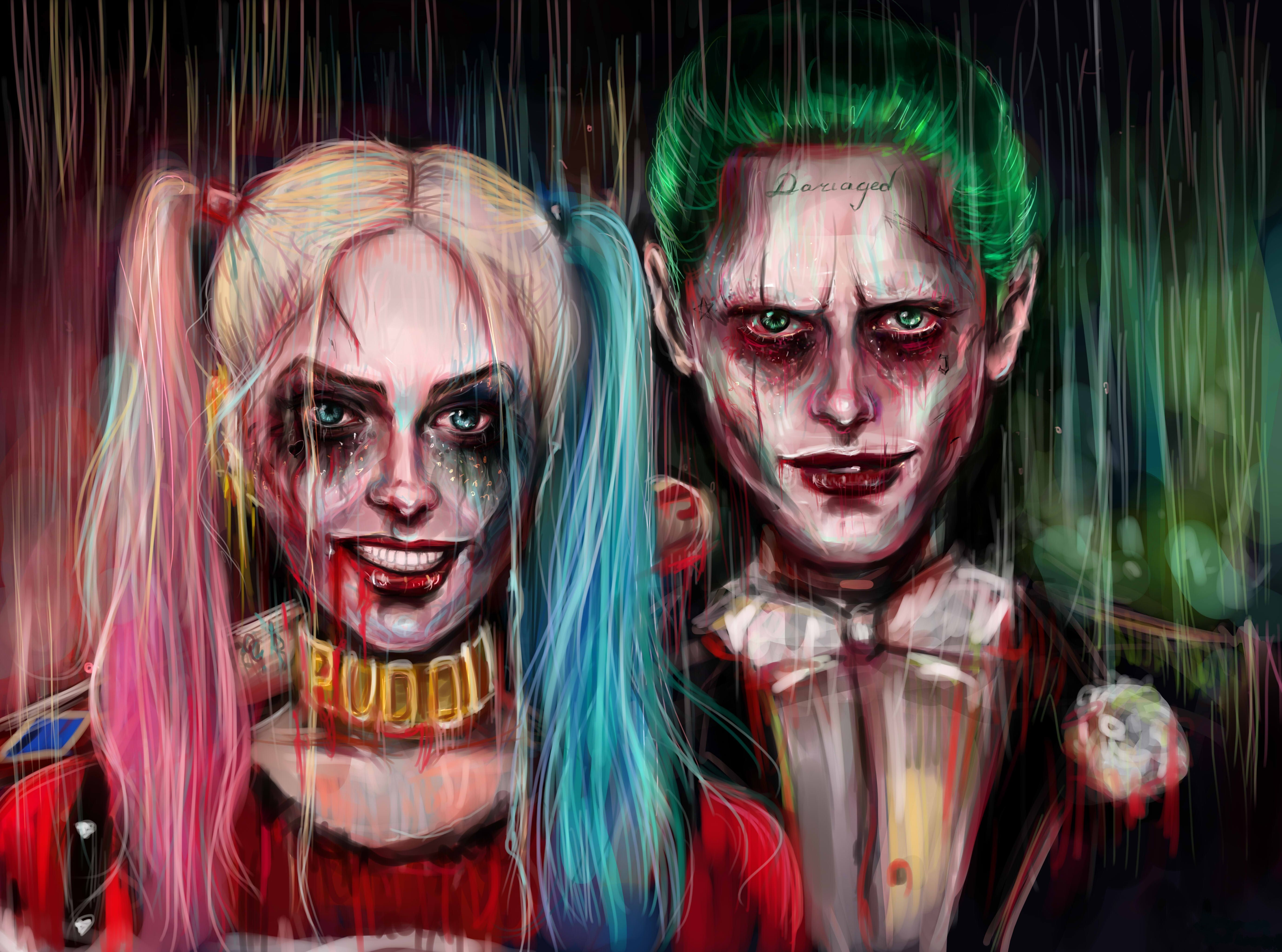 Joker e Harley Quinn, 5511x4092 4K, Desktop 4K