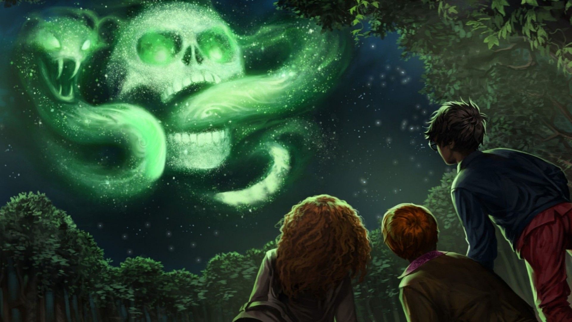 Voldemort e Mangiamorte Harry Potter, Signore Oscuro, 1920x1080 Full HD, Laptop