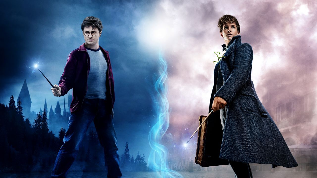 Hogwarts in fiamme al tramonto, 1920x1200 WUXGA, PC