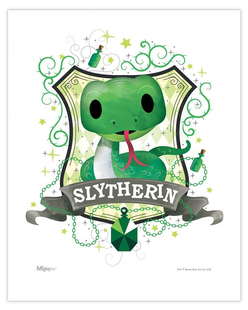 Stemma Serpeverde acquerello Harry Potter, 800x1000 Verticale, Android