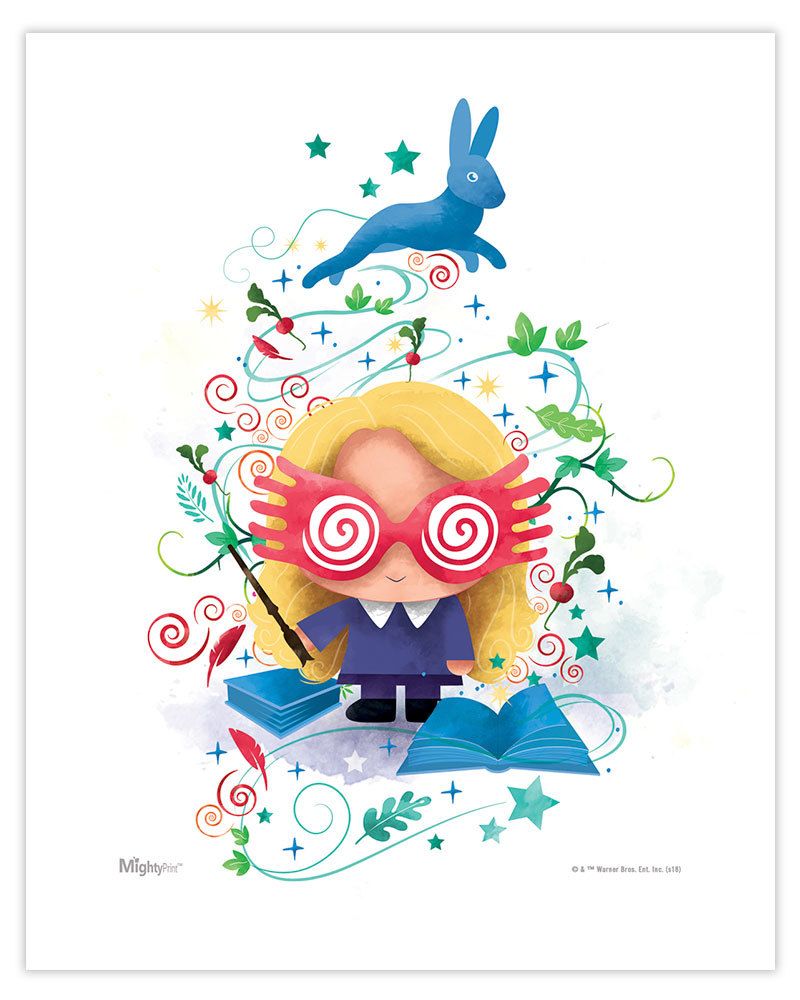 Luna Lovegood acquerello Harry Potter, 800x1000 Full HD Verticale, iPhone