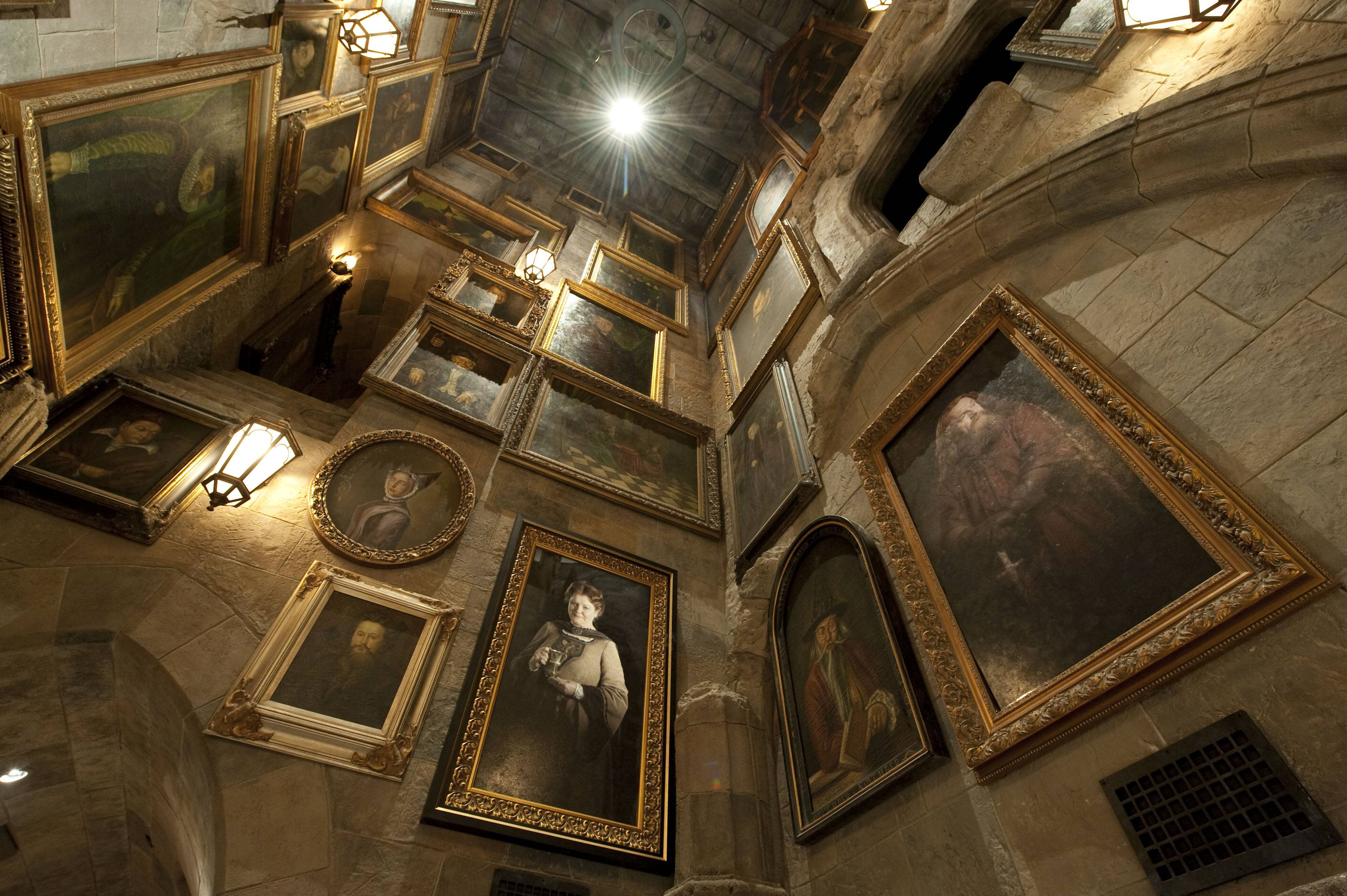 Galleria ritratti Hogwarts, scuola di magia, 3600x2395 2K, Desktop