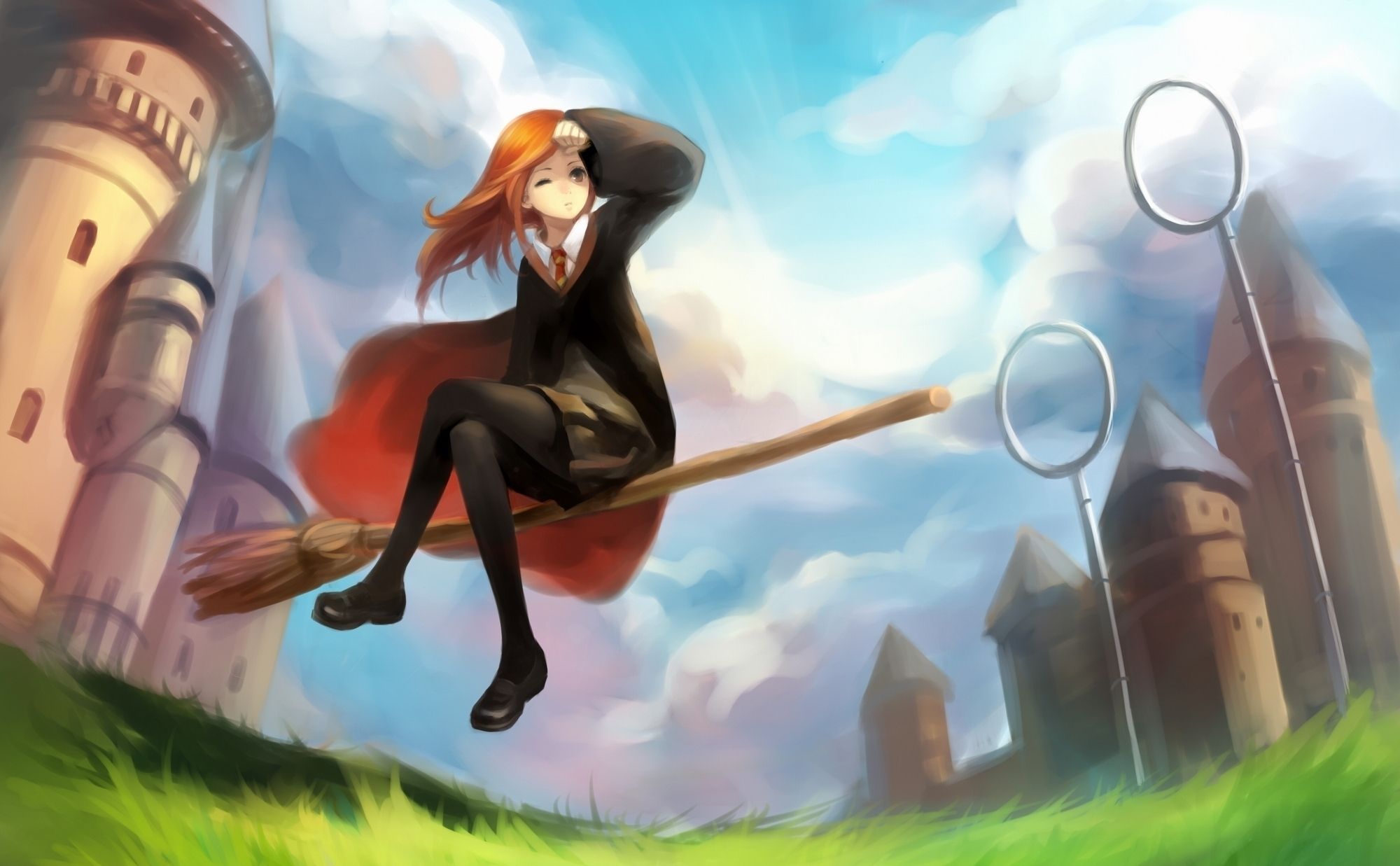 Harry Potter personaggi anime gruppo, J.K. Rowling, 1096x762 HD, PC