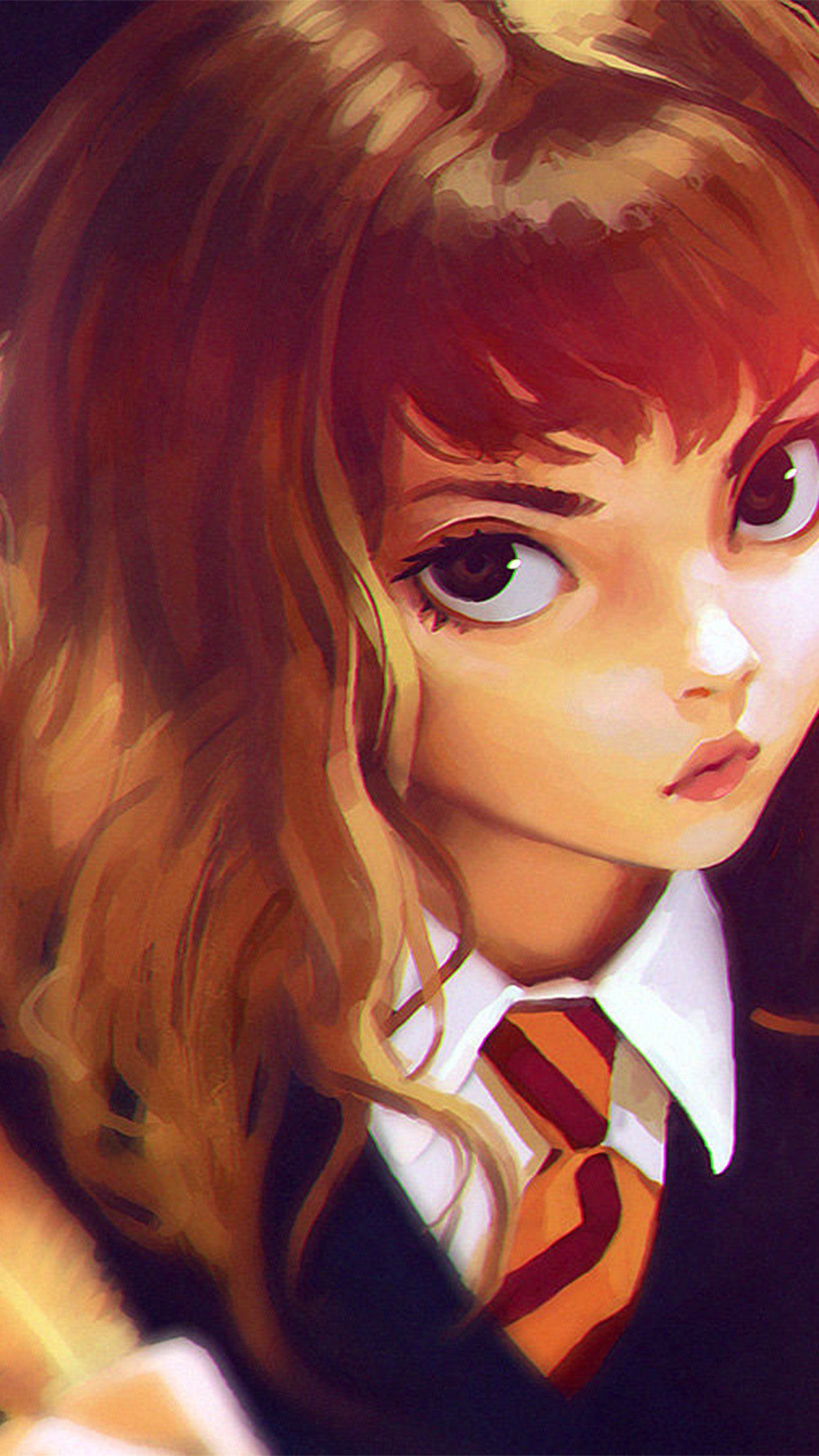 Hermione Harry Potter acquerello, 1242x2208 Verticale, Mobile