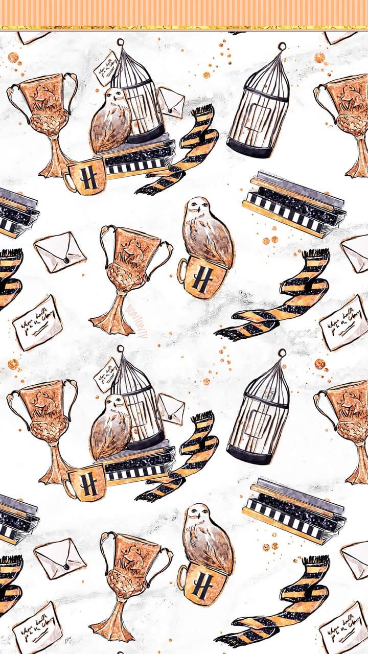 Harry Potter oggetti carini pattern, 720x1280 Full HD Verticale, Smartphone