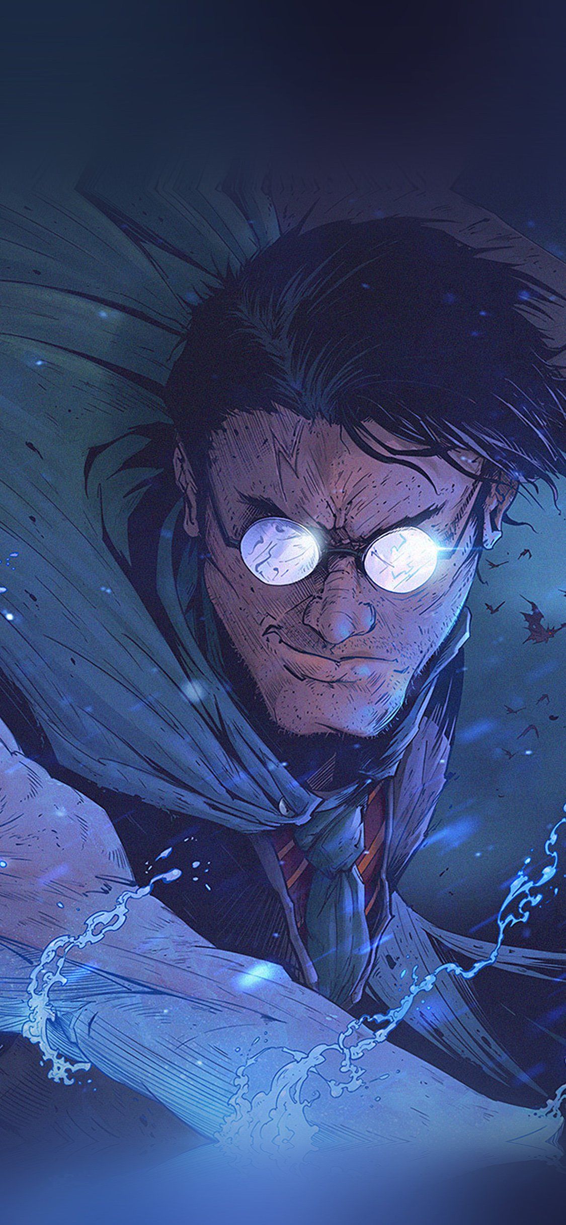 Harry Potter occhiali illuminati, 1125x2436 Full HD Verticale, iPhone