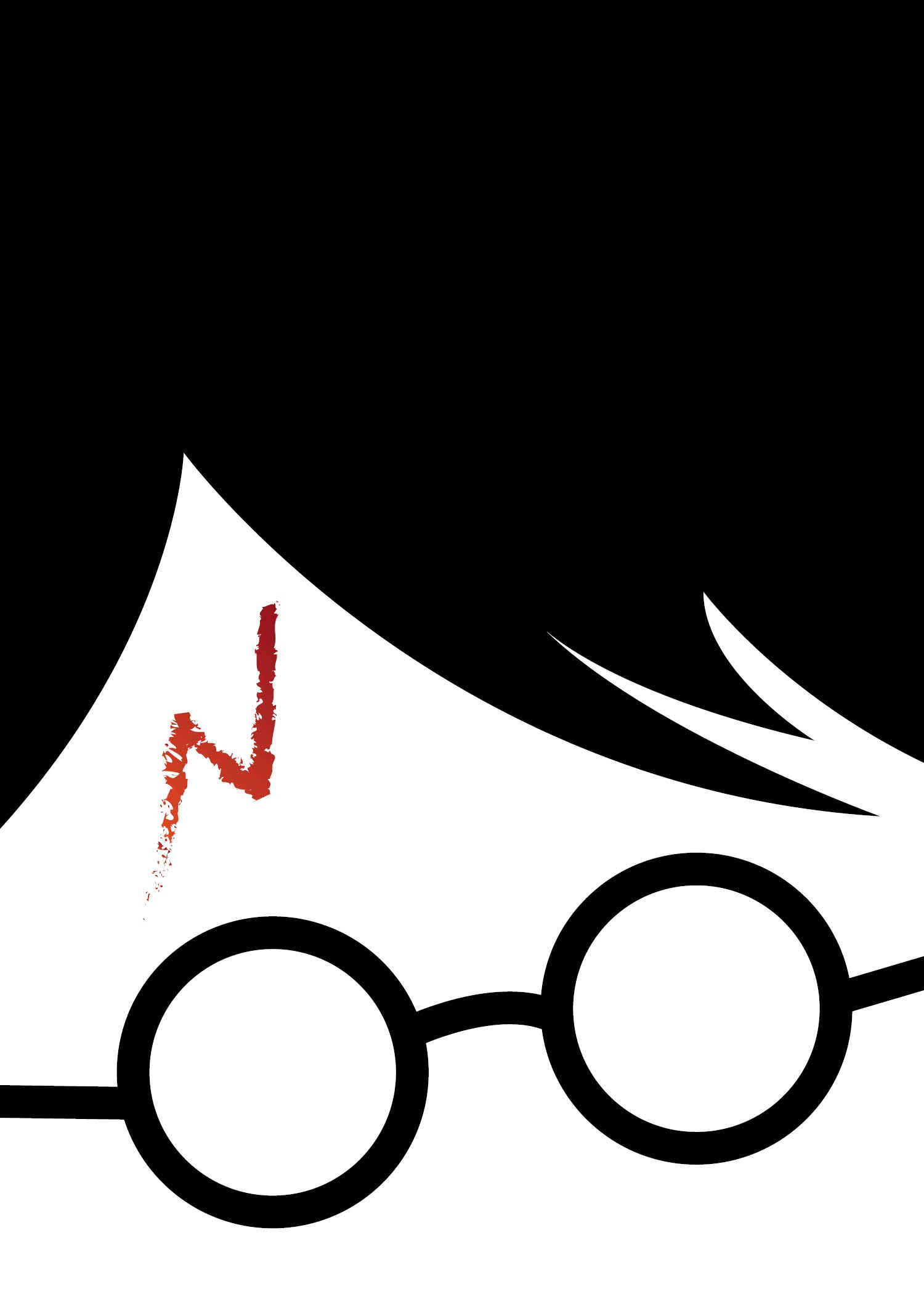 Harry Potter occhiali cicatrice cartoon, 1500x2100 Verticale, Mobile