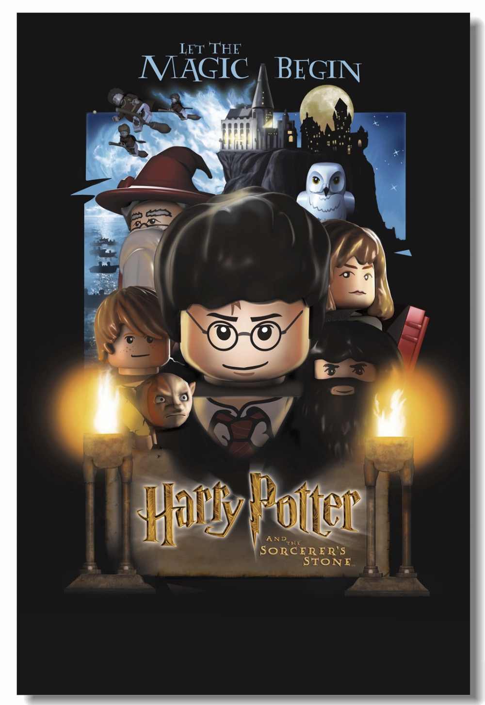 Gufo Harry Potter cartoon blu, 1242x2208 Full HD Verticale, iPhone