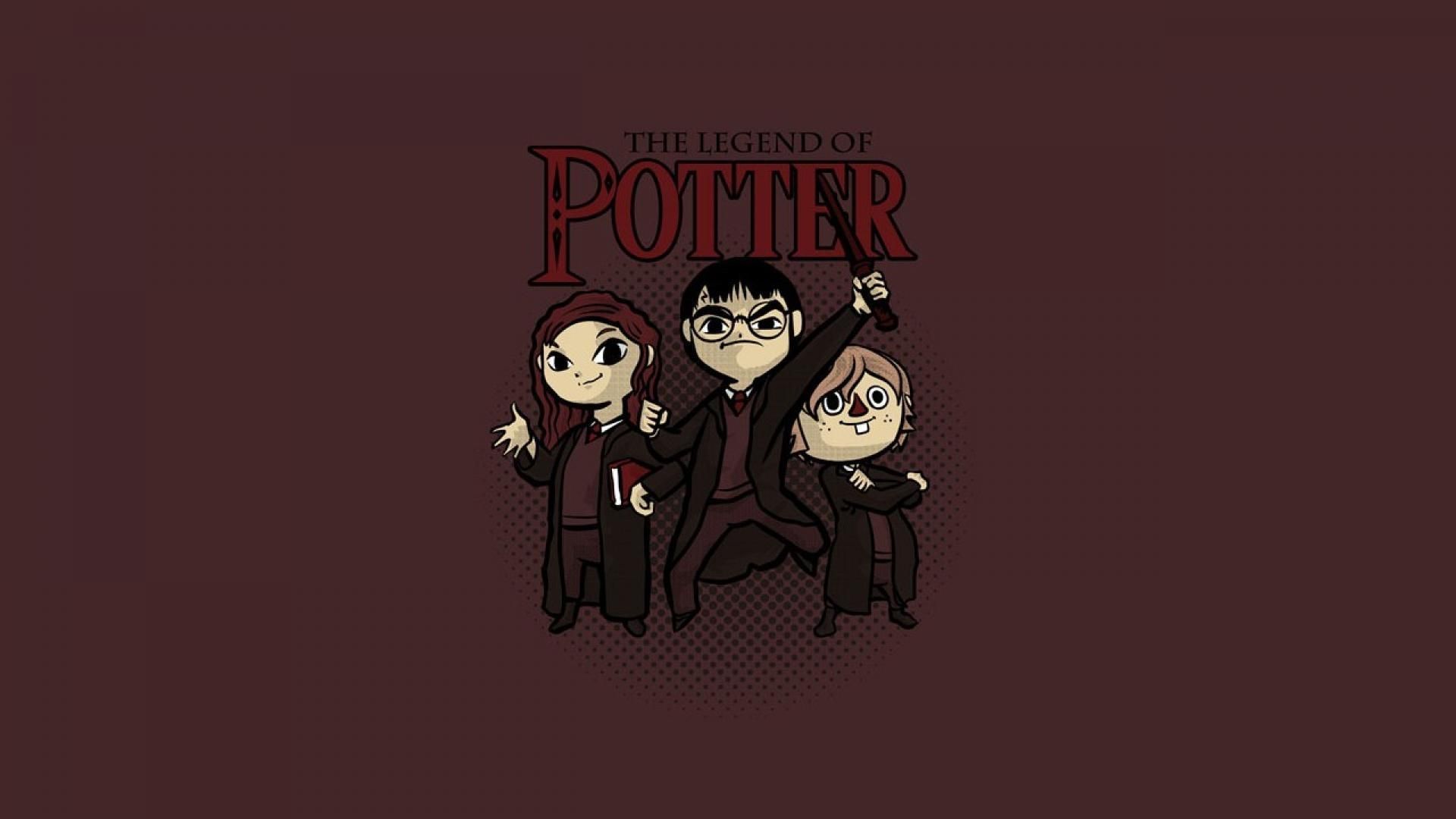Harry Potter cartoon su scopa, 750x1334 Full HD Verticale, Smartphone