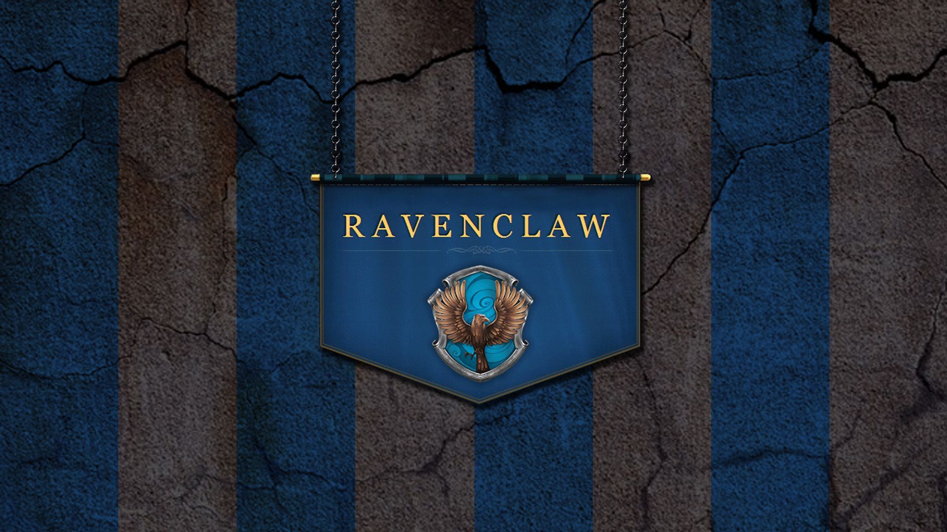 Stemma Corvonero Hogwarts blu, scuola di magia, 1920x1080 Full HD 1080p, Laptop