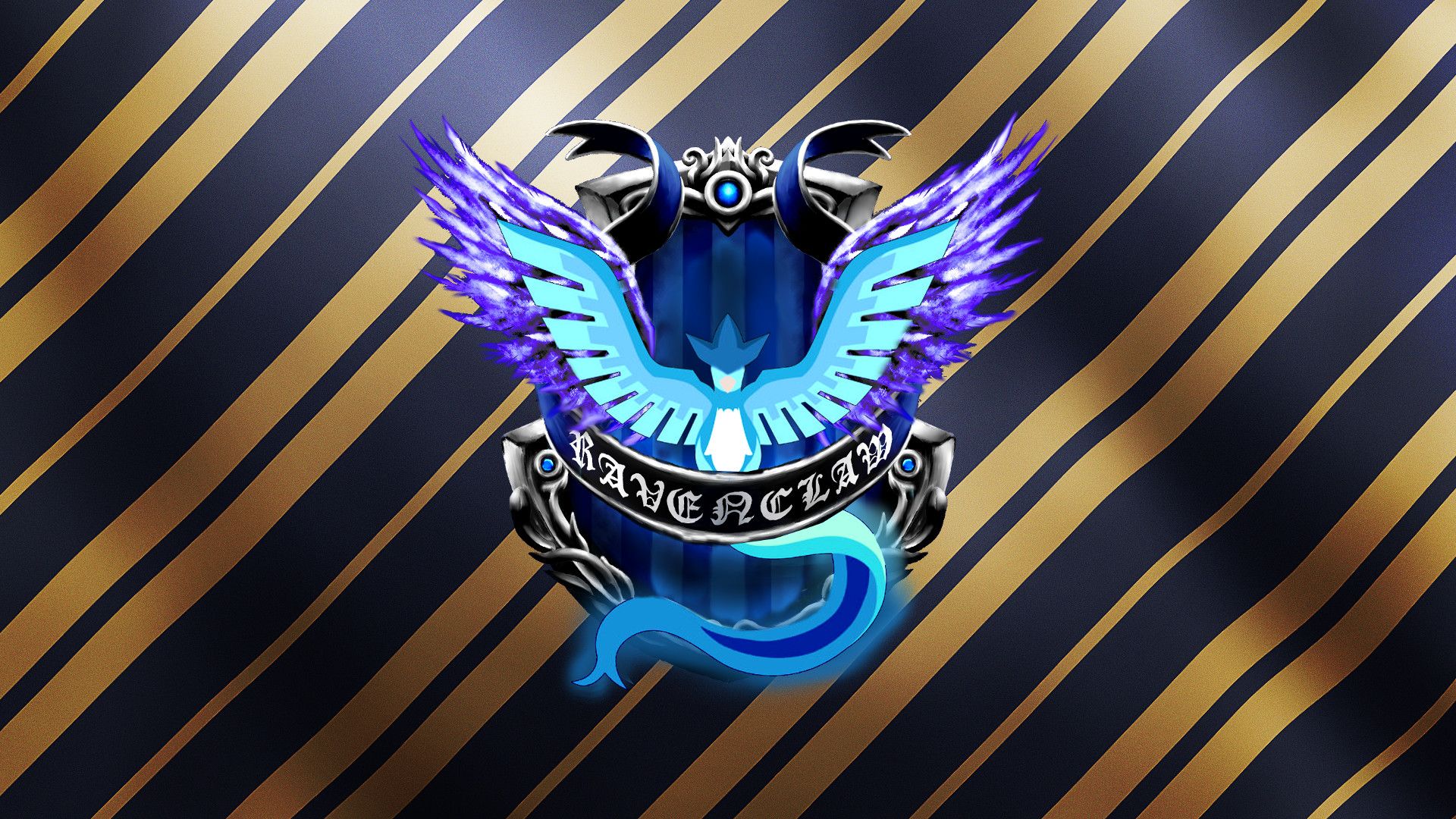 Corvonero Ravenclaw aquila serpente illustrazione, 2816x4270 Verticale, Telefono