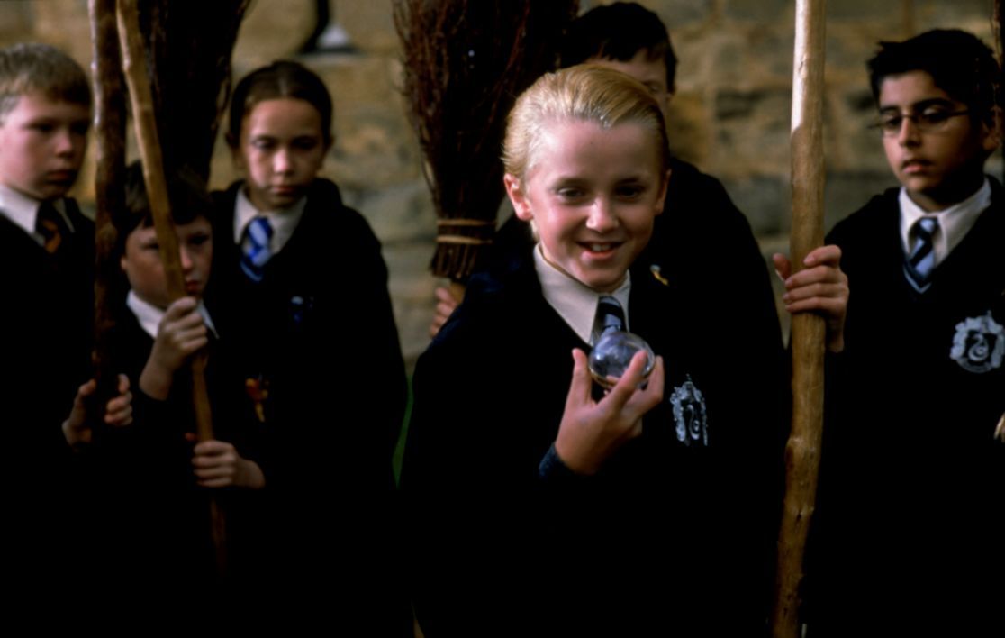 Harry Potter e Draco Malfoy Quidditch, 1024x768 HD, Desktop