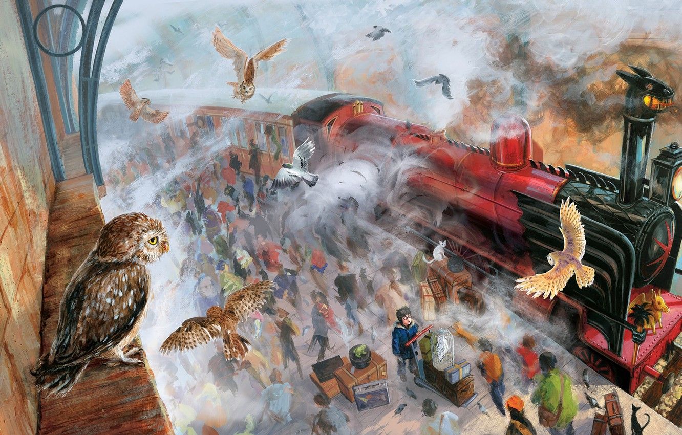 Hogwarts Express stazione gufi, 1332x850 720p, Acer Nitro
