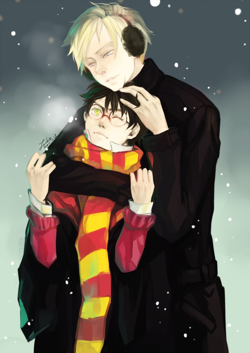 Harry Potter e Draco fan art, J.K. Rowling, 1000x1412 Full HD Verticale, Smartphone