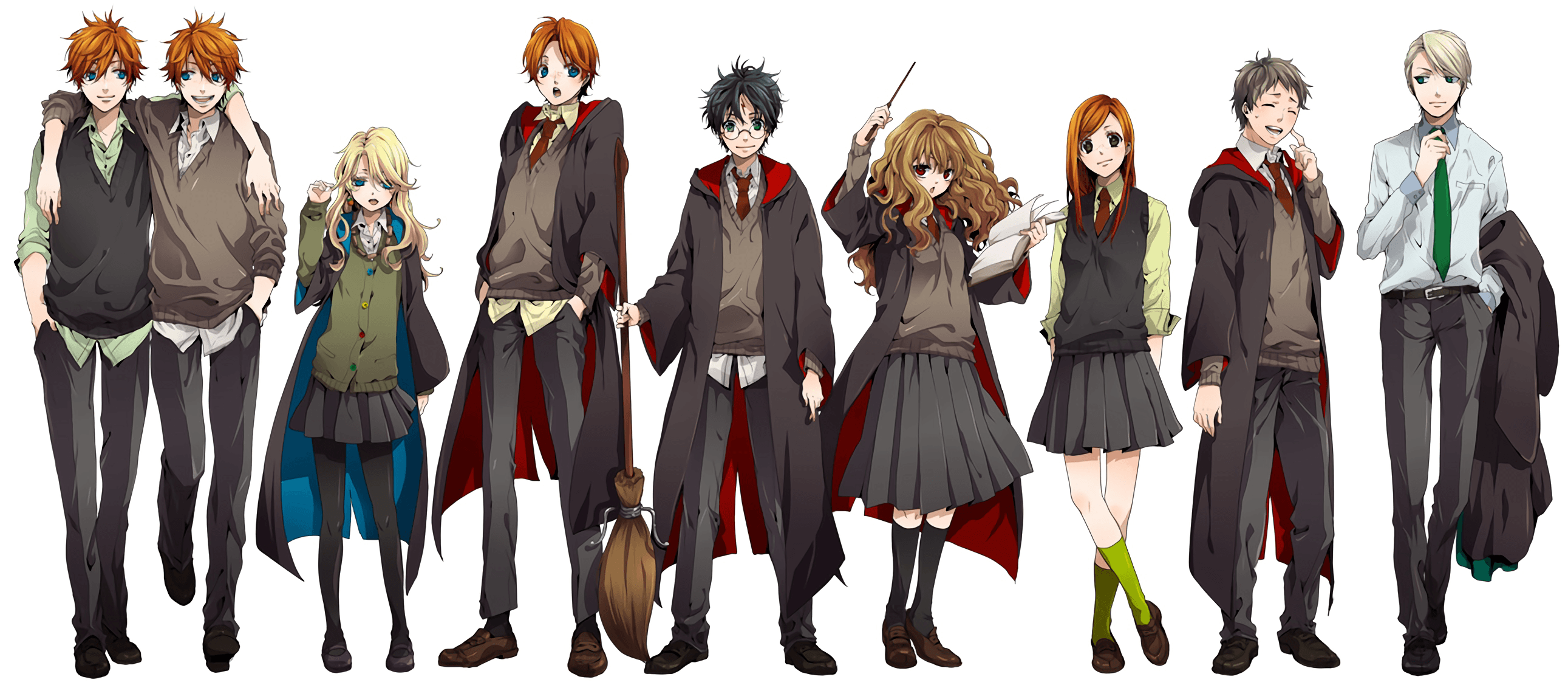 Harry Potter Ron Hermione fan art, 768x1024 Full HD Verticale, Samsung Galaxy