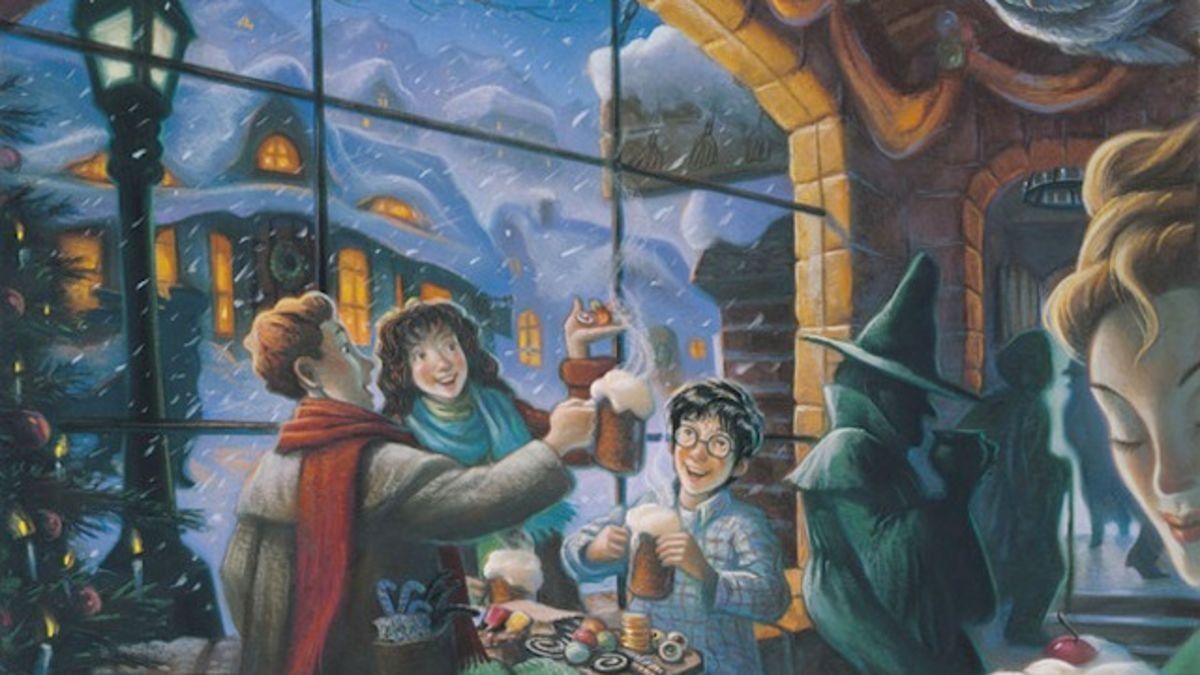 Harry Potter Fan Art natalizio, 1200x675 HD, PC