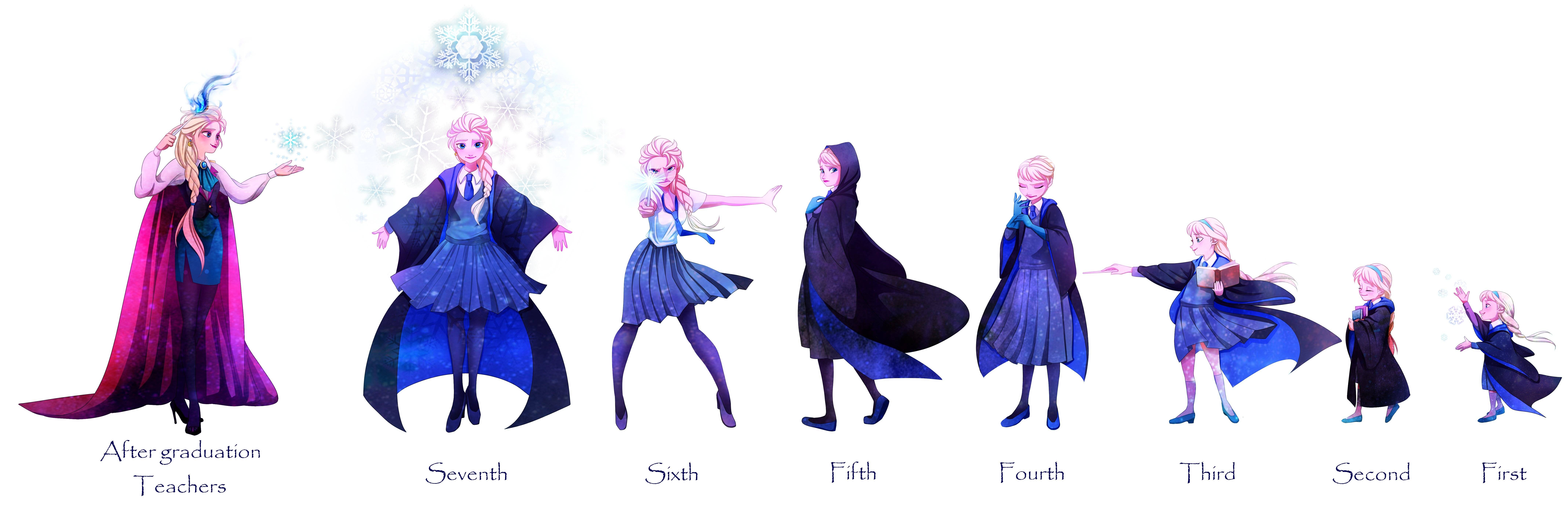 Elsa Frozen stile Harry Potter, 8550x2826 Ultrawide, Dual Monitor