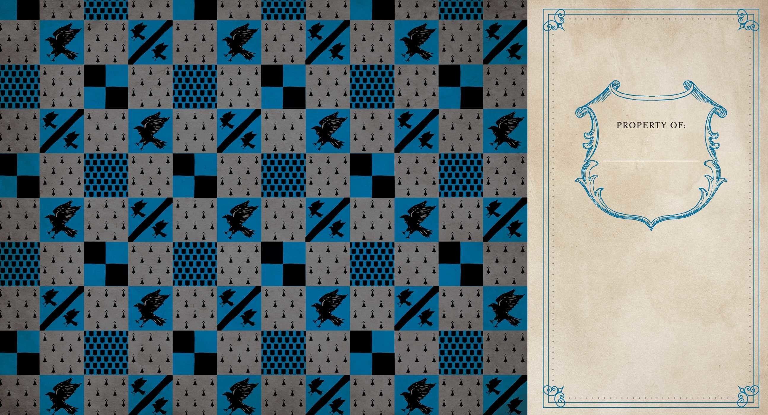 Pattern Corvonero Harry Potter blu, Hogwarts, 2590x1400 2K, Desktop