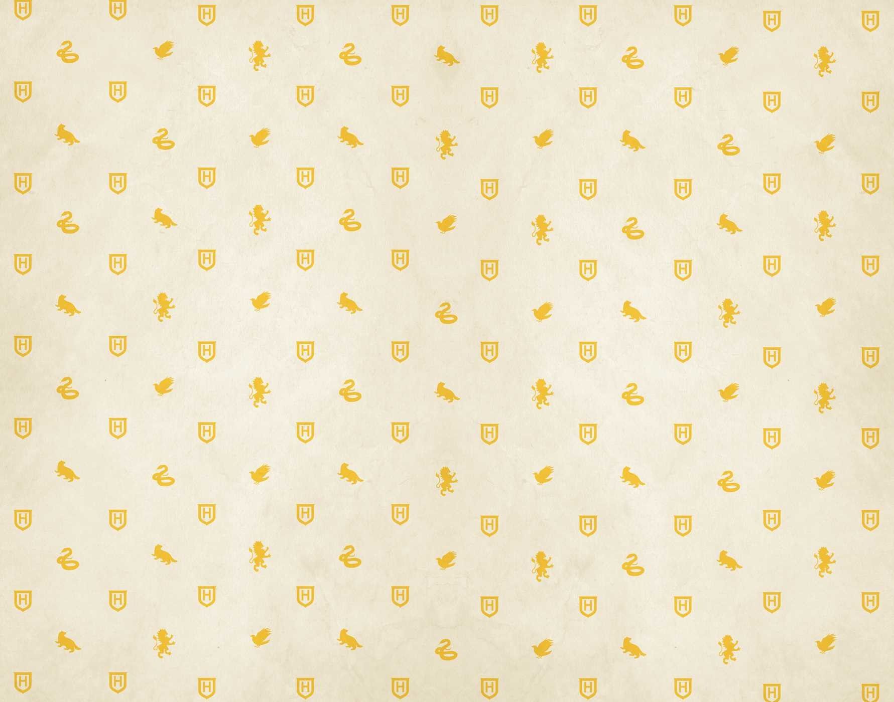 Pattern stemmi Huffleputy Harry Potter, 1781x1399 HD, iMac