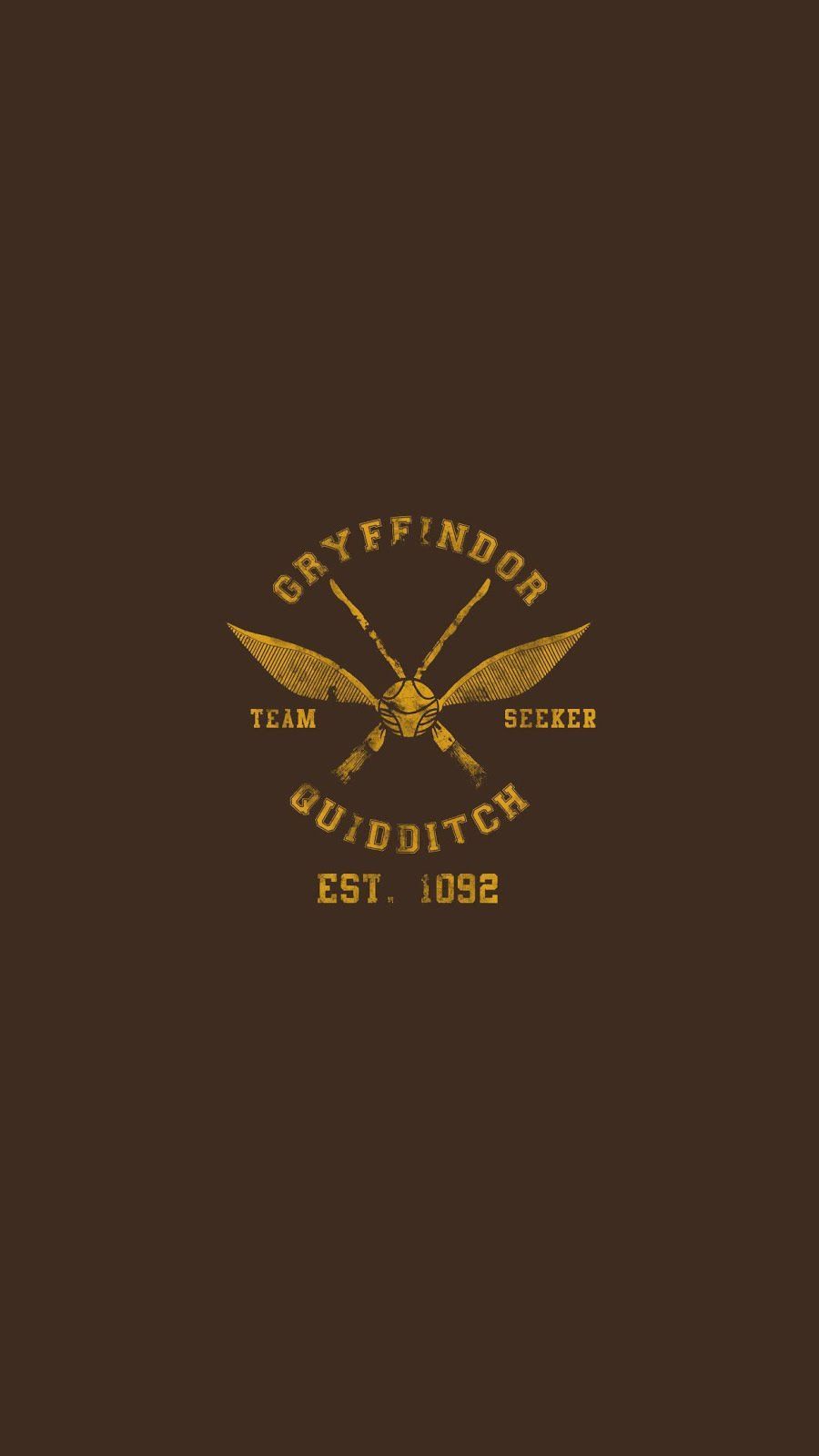 Logo Grifondoro Quidditch marrone, Harry Potter, 900x1600 Verticale, Mobile