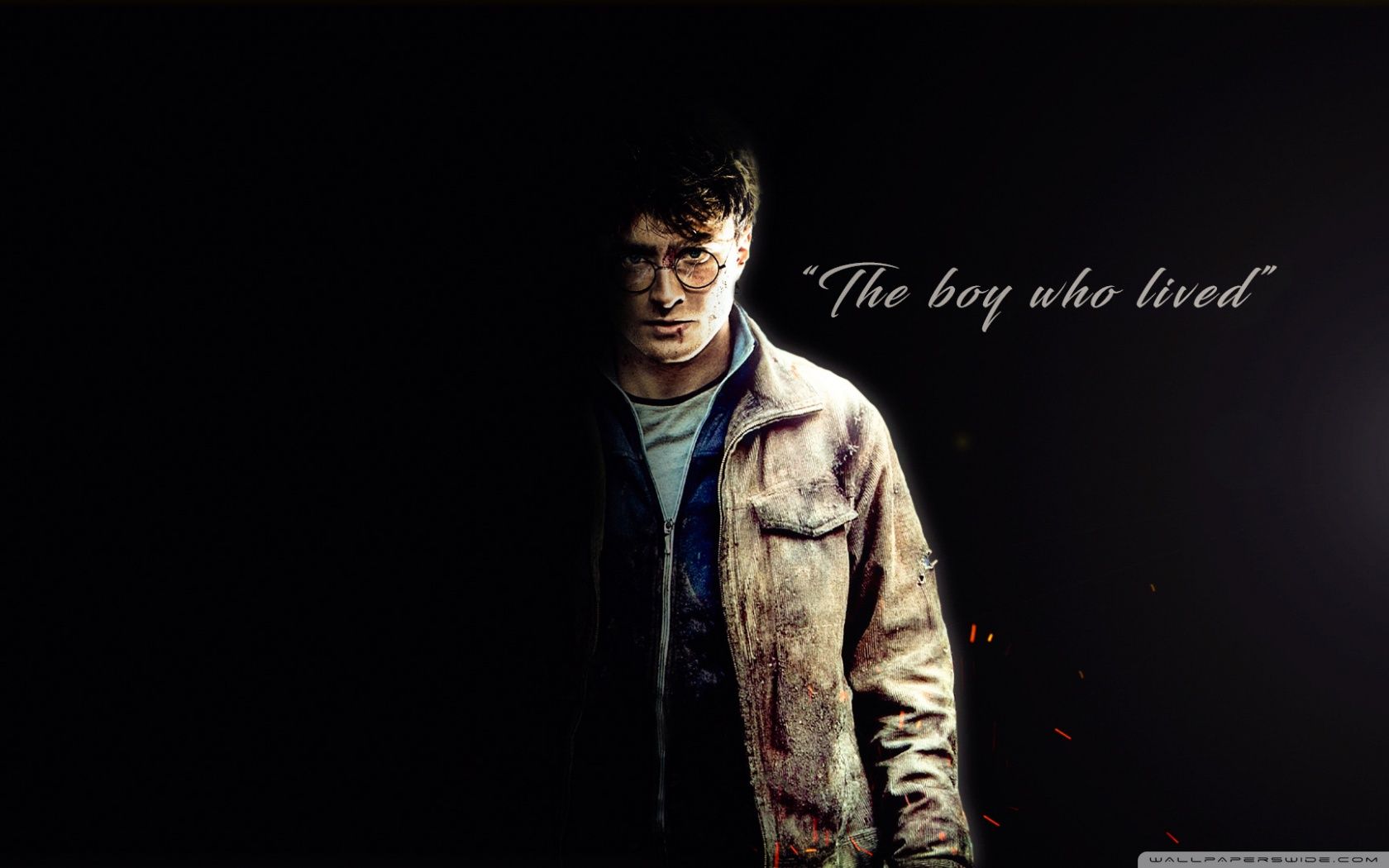 Harry Potter, sfondo scuro, 1680x1050 HD, Desktop