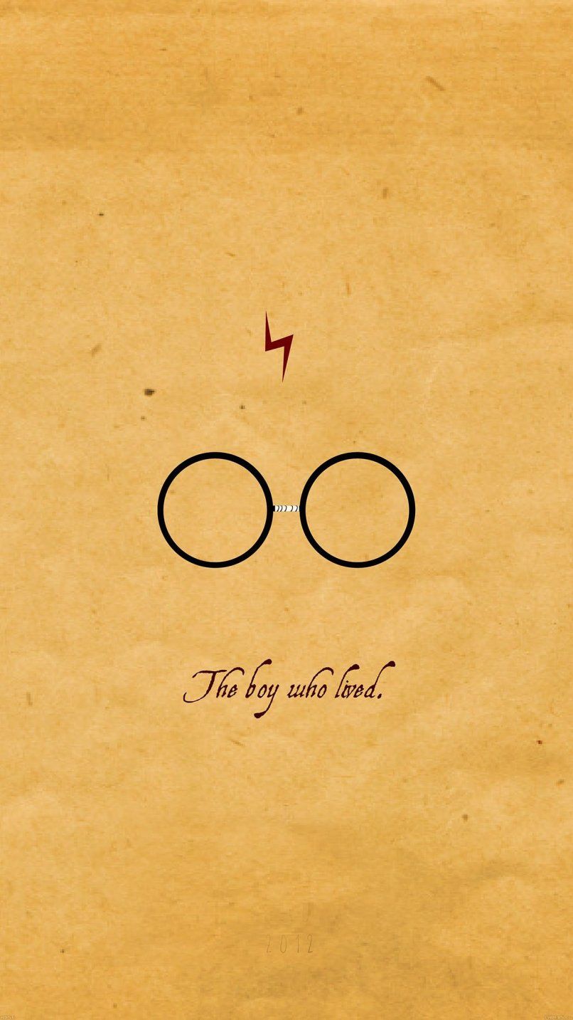 Harry Potter cicatrice occhiali minimal, 806x1433 Full HD Verticale, Smartphone