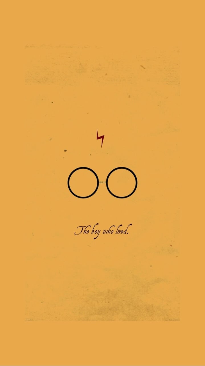 Occhiali Harry Potter cicatrice giallo, 720x1280 Full HD Verticale, Smartphone