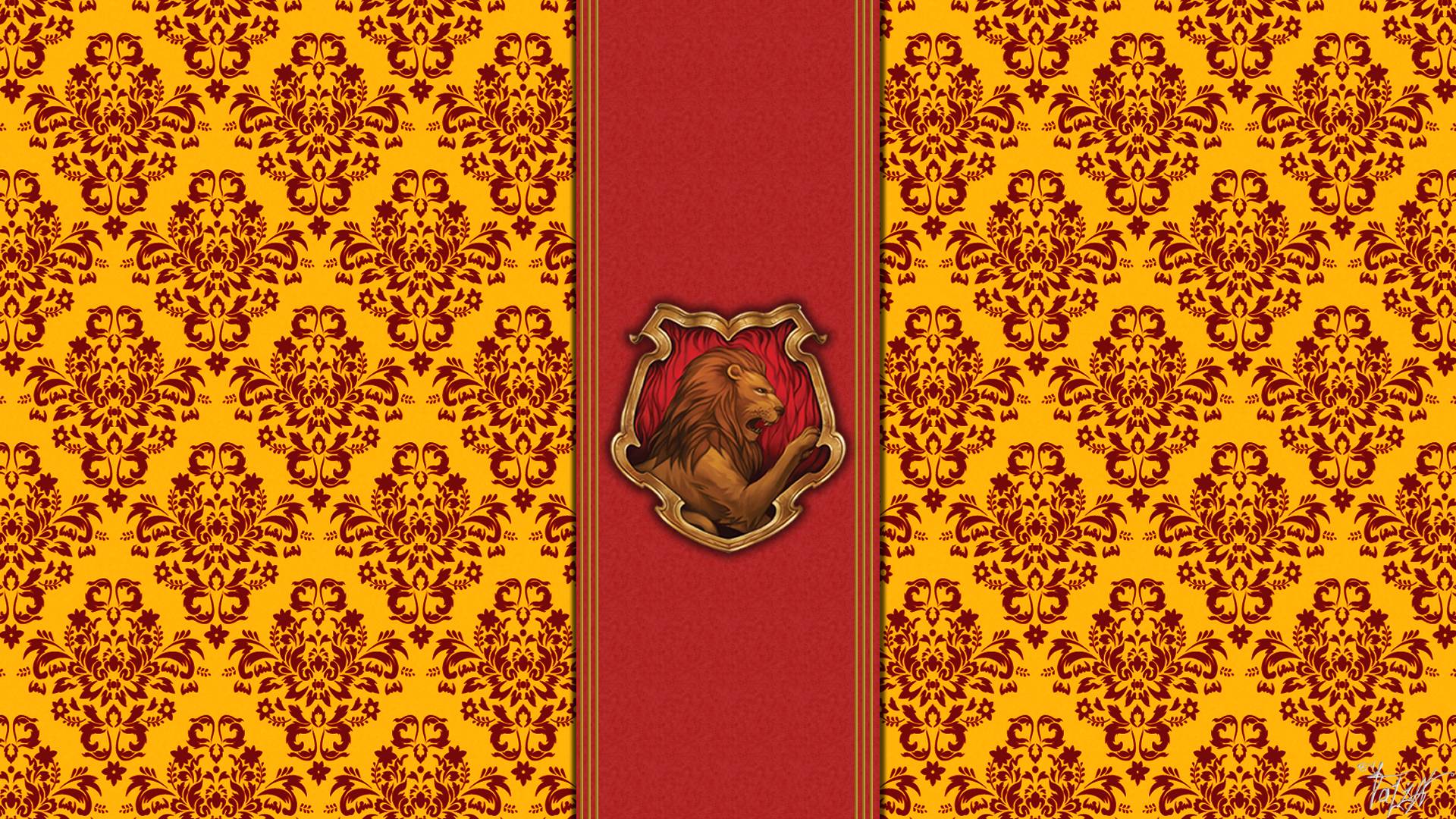 Stemma Grifondoro pattern dorato, 1920x1080 Full HD, PC