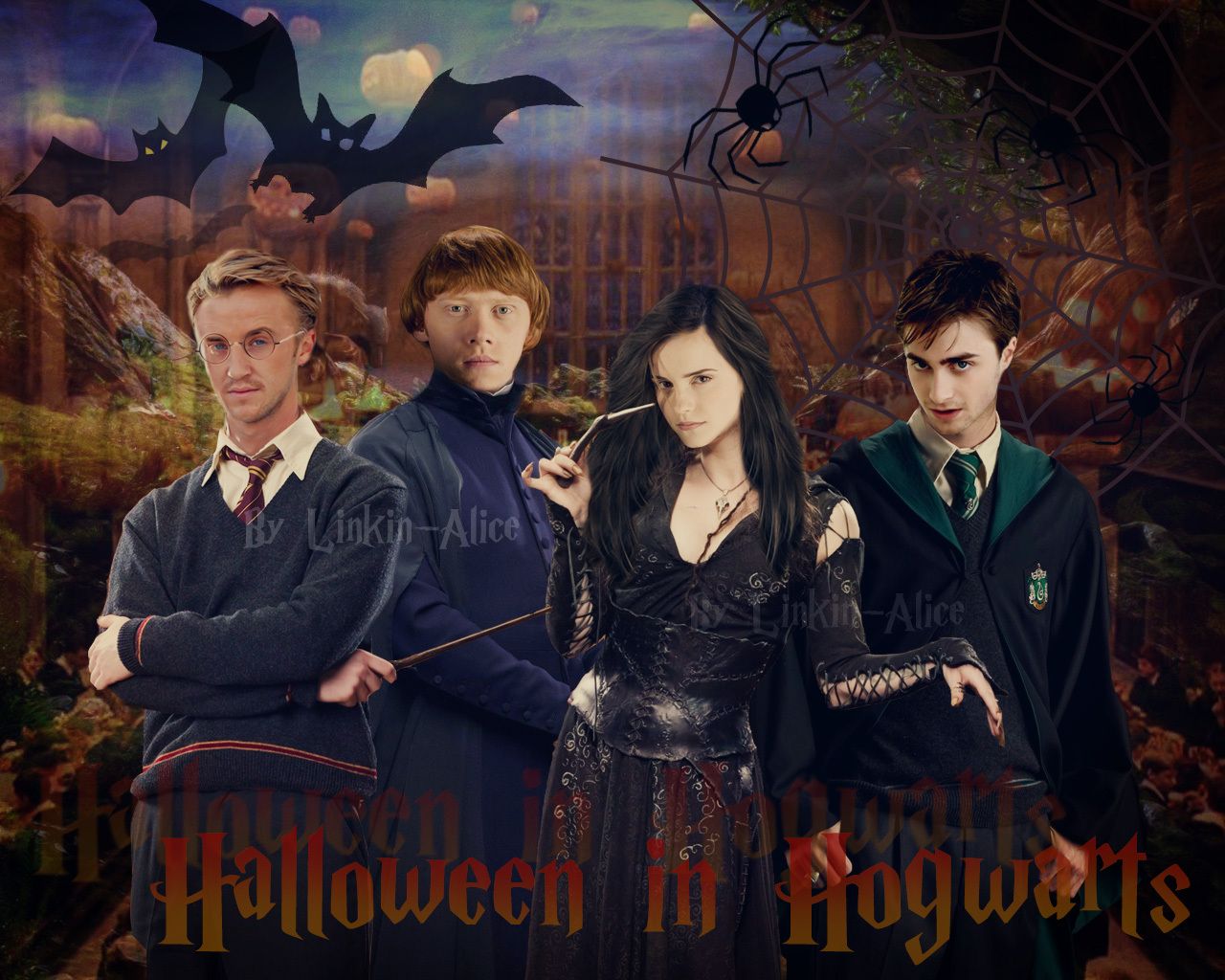 Castello Hogwarts scritta Always, 1600x900 HD, PC