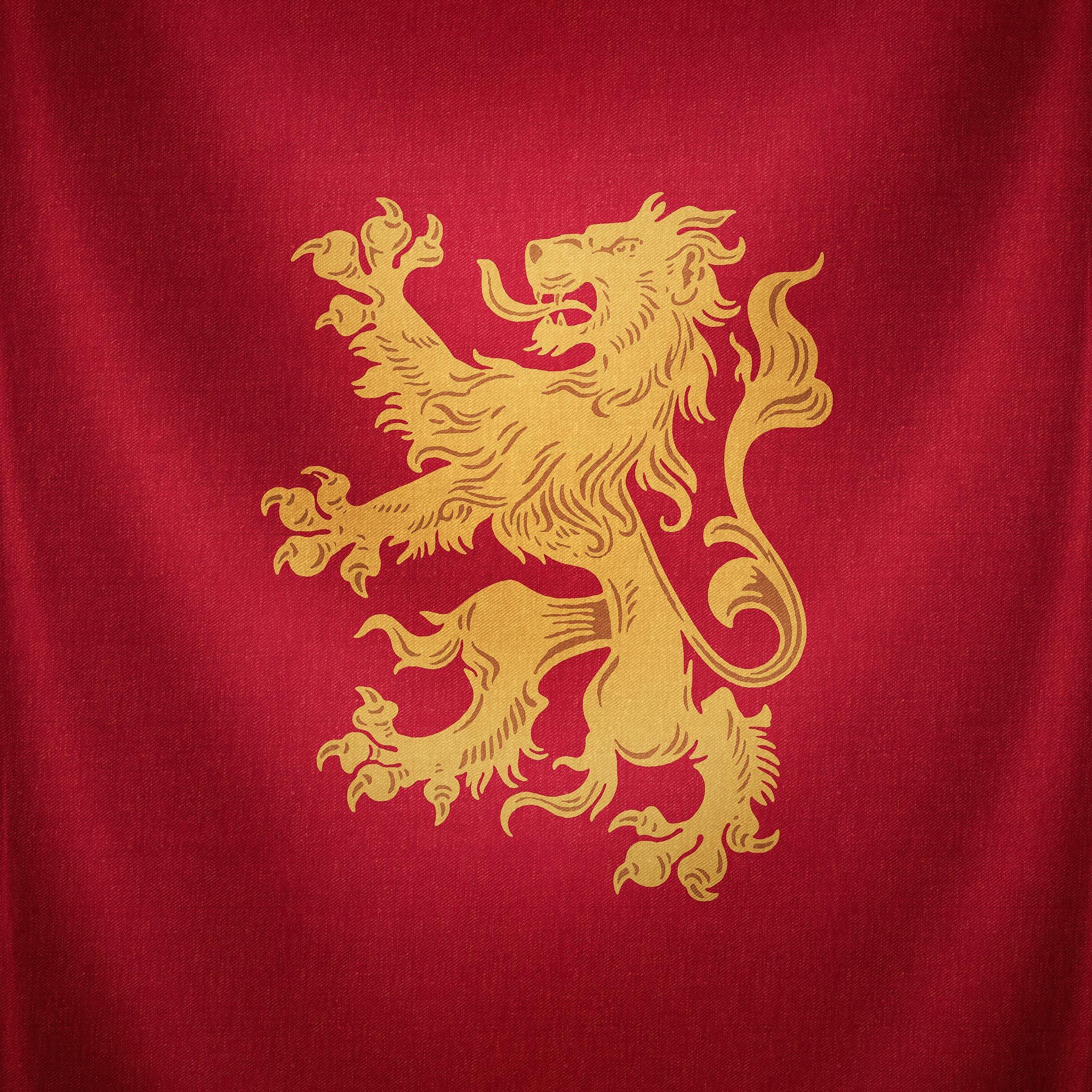 Stemma leone Grifondoro rosso, Hogwarts, 2048x2048 alta risoluzione, PC
