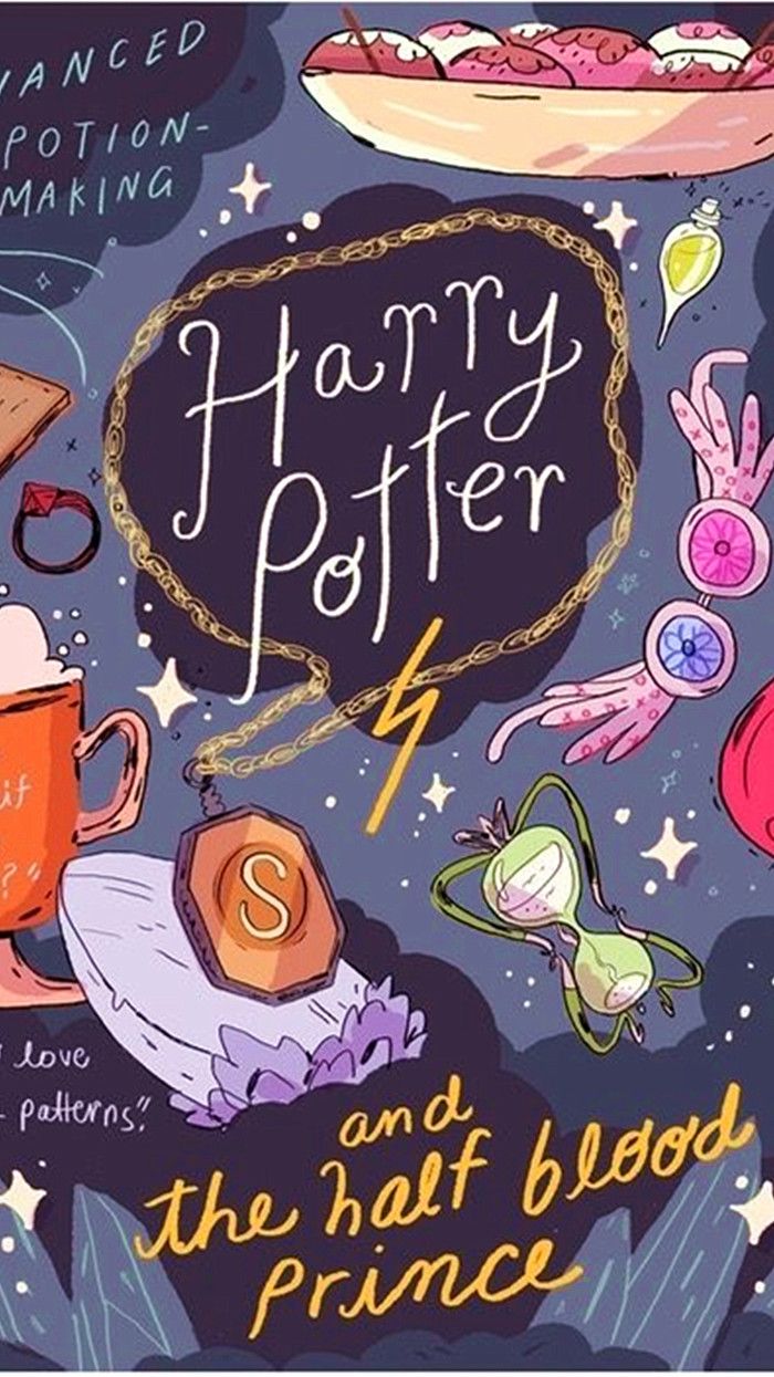 Harry Potter Ravenclaw kawaii pattern, mondo magico, 1200x2133 Verticale, Telefono