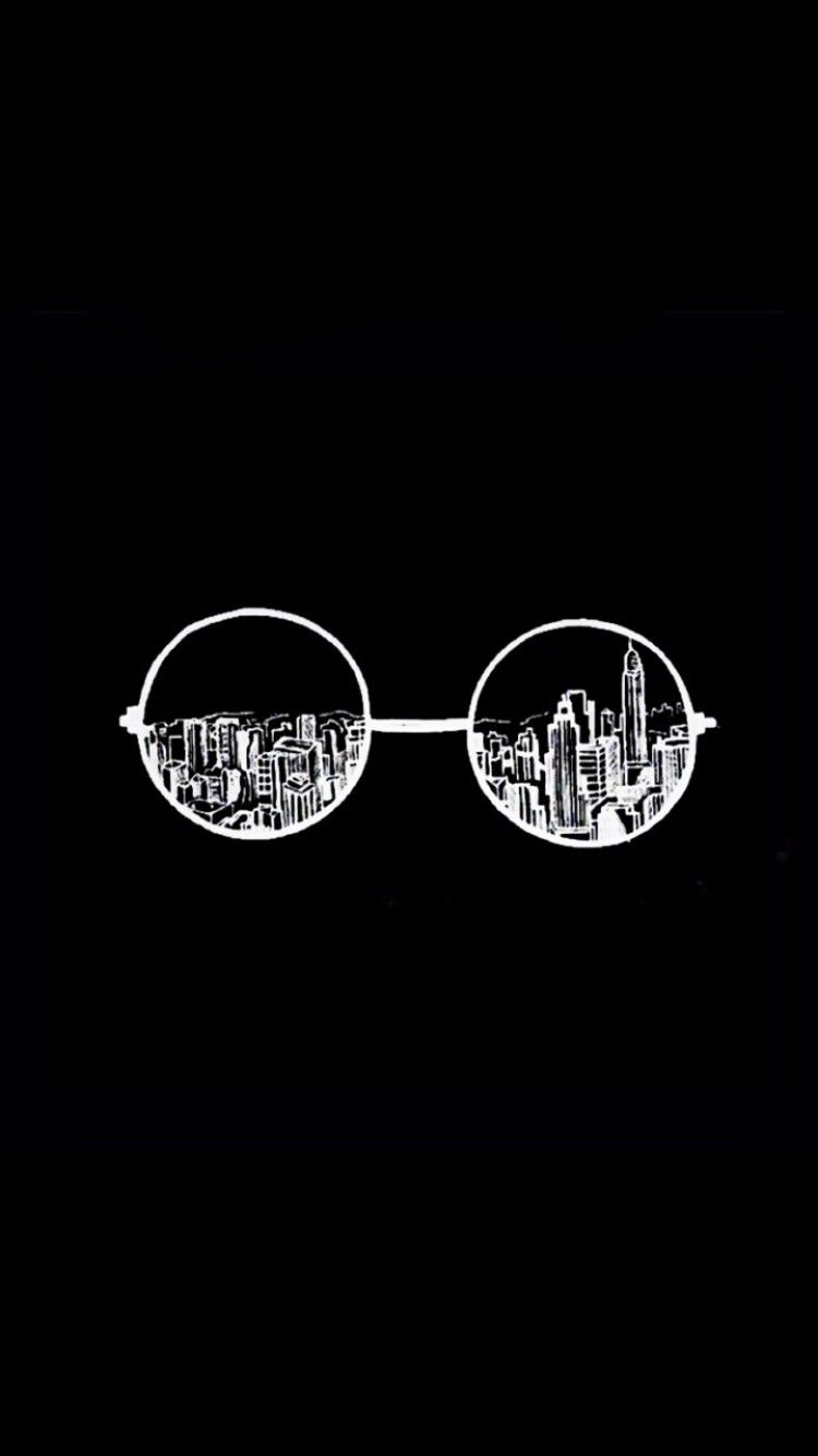 Occhiali tondi minimalisti Harry Potter, mondo magico, 750x1334 Verticale, Mobile