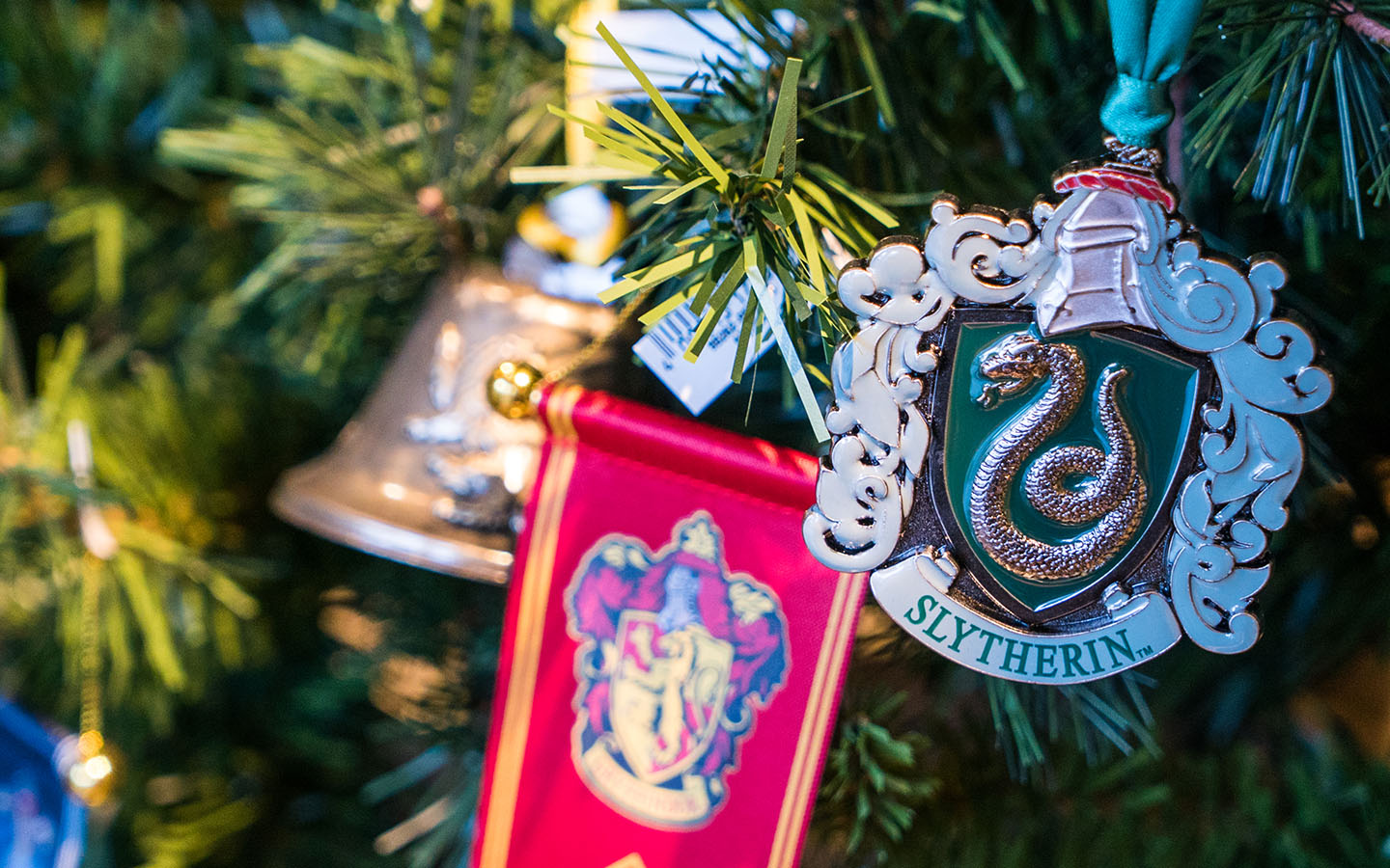 Decorazioni Harry Potter albero Natale, J.K. Rowling, 1440x900 720p, PC