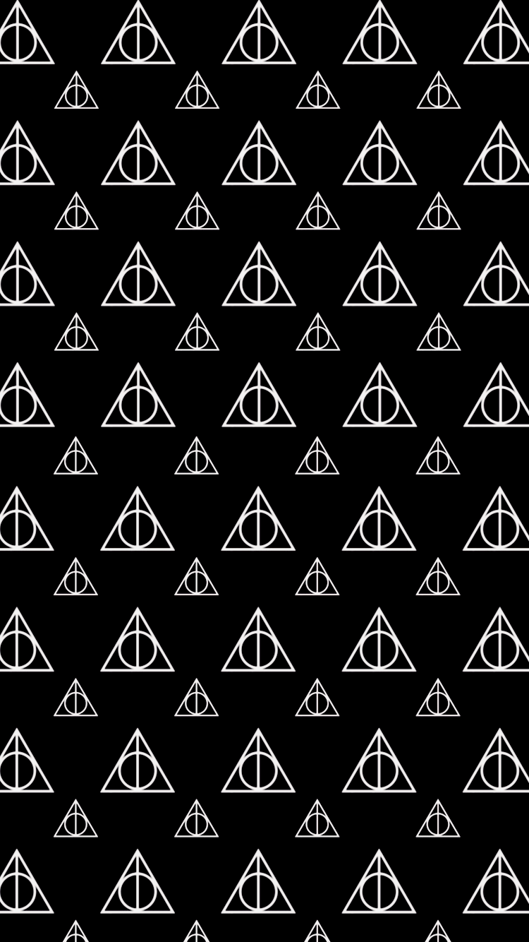 Simbolo Doni della Morte Harry Potter, mondo magico, 750x1334 Verticale, Mobile