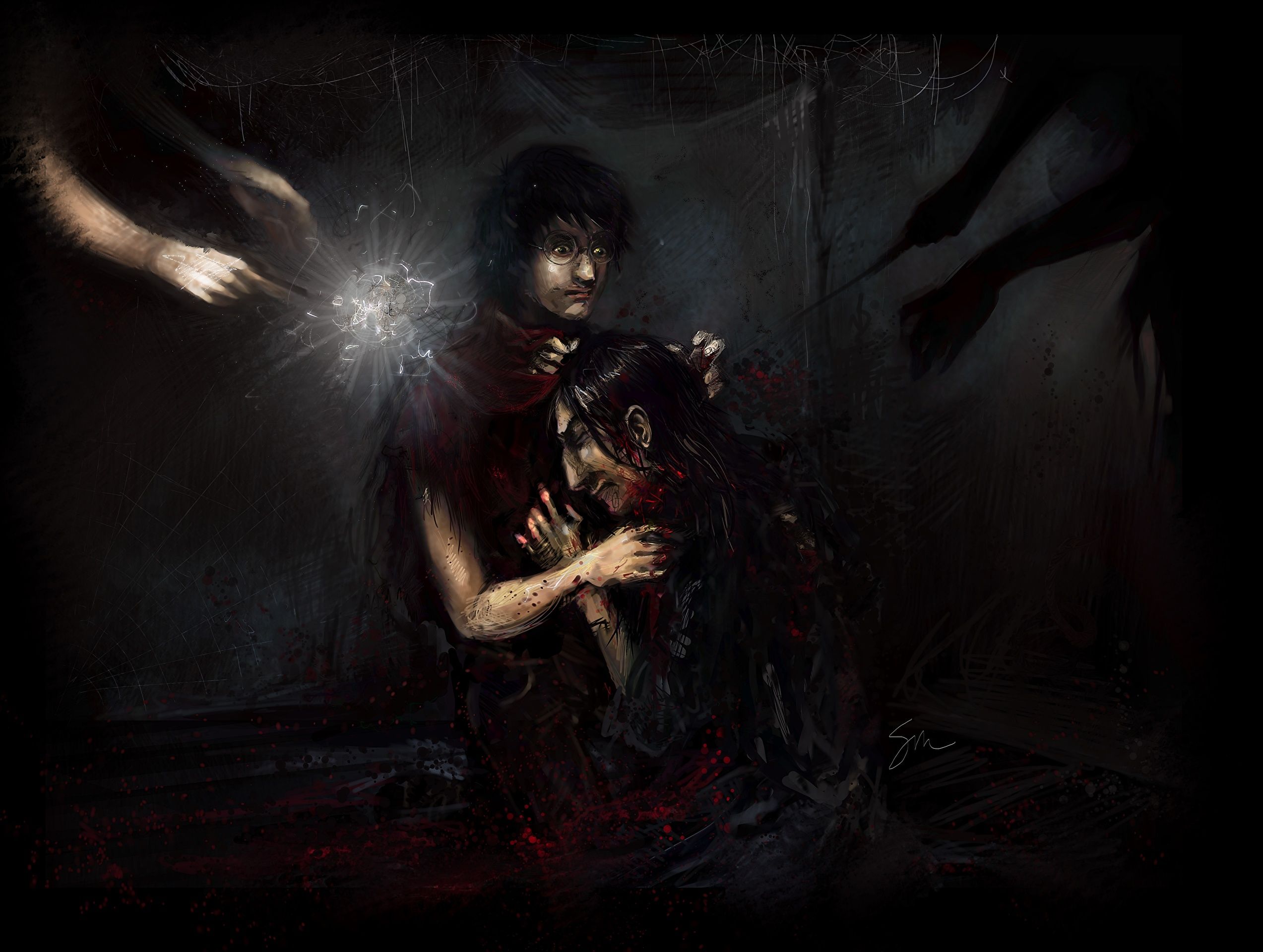 Logo Harry Potter con personaggi, 1440x990 720p, Tablet Android